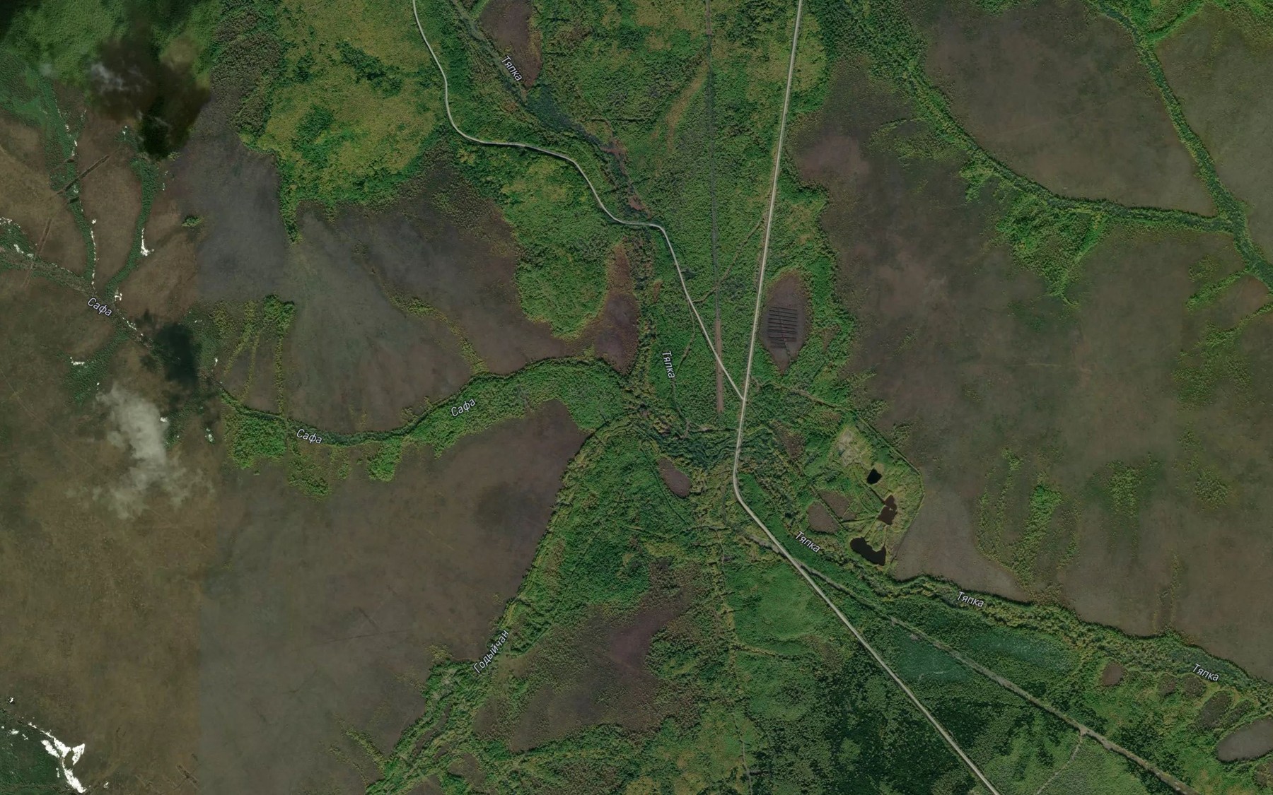 Satellite map of the Safa
