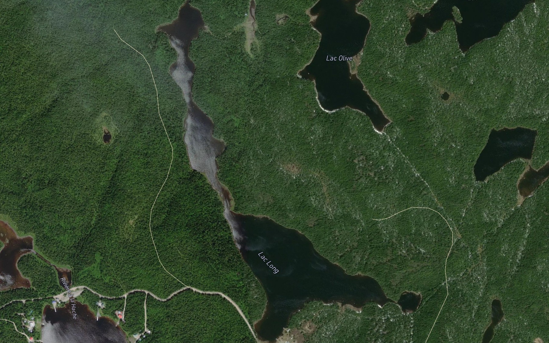 Satellite map of the Lac Long