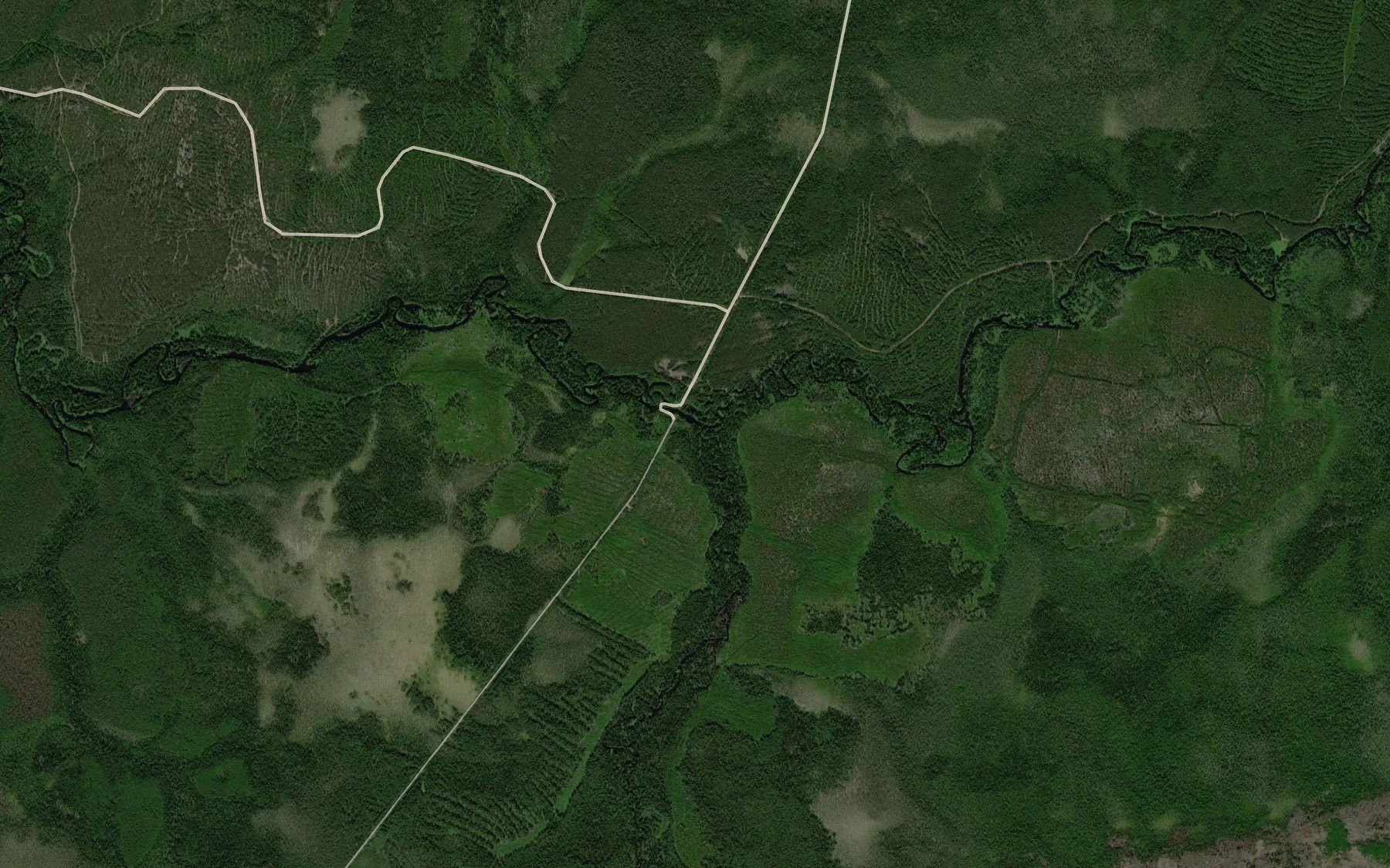 Satellite map of the Asyvvozh