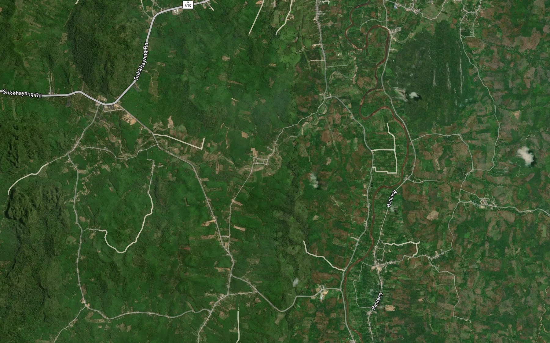 Satellite map of the Khlong Ku Mang