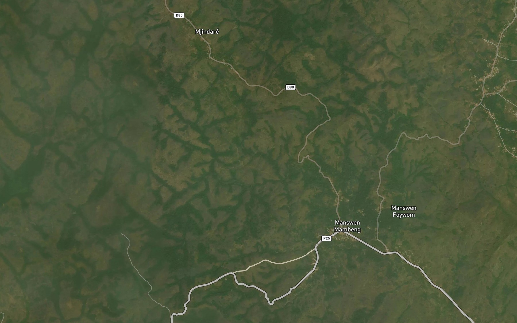Satellite map of the Morom