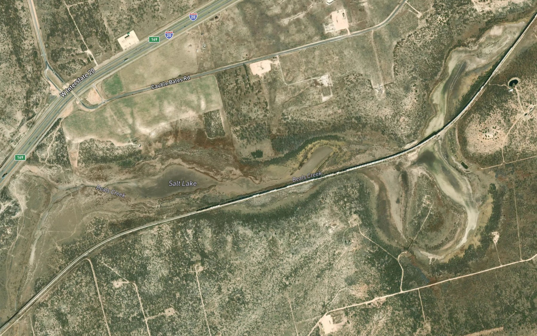 Satellite map of the Salt Lake