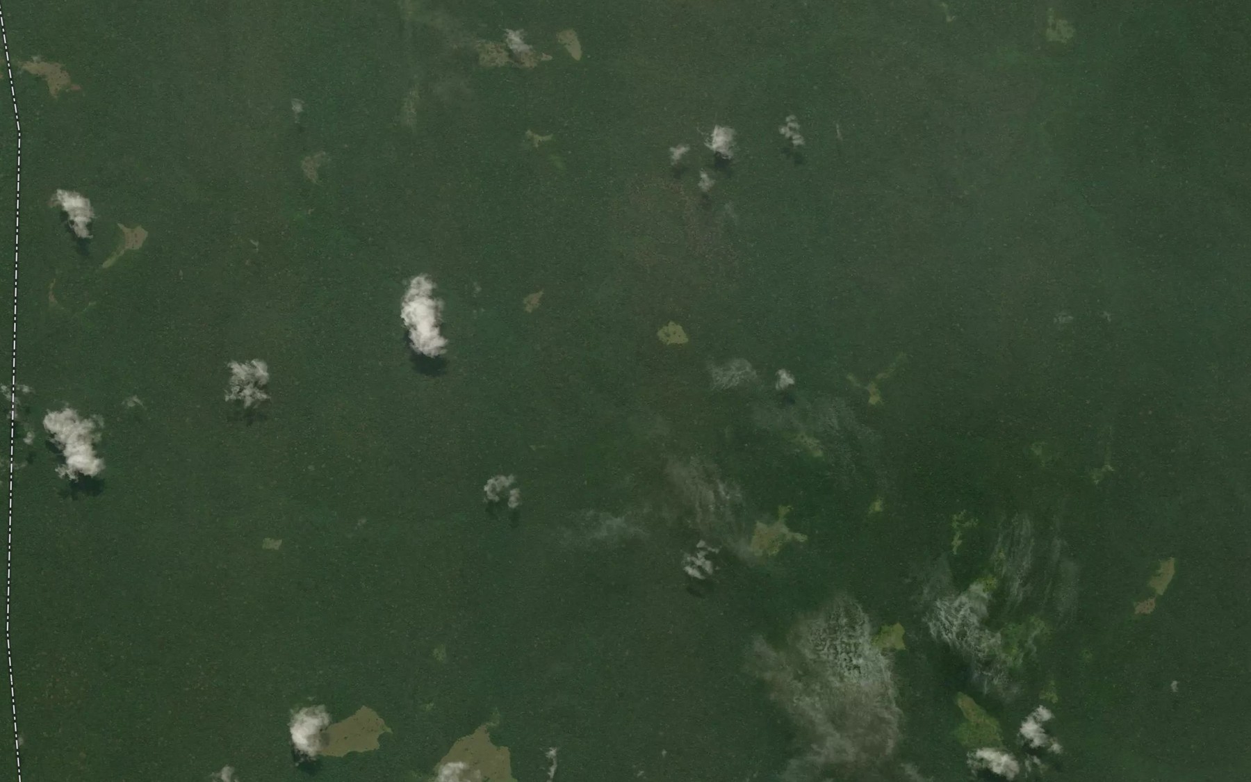Satellite map of the Lekeni
