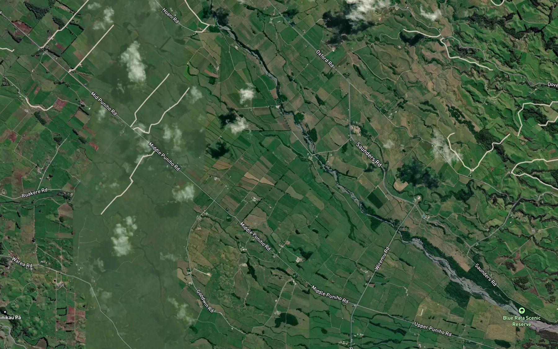 Satellite map of the Werekino Stream