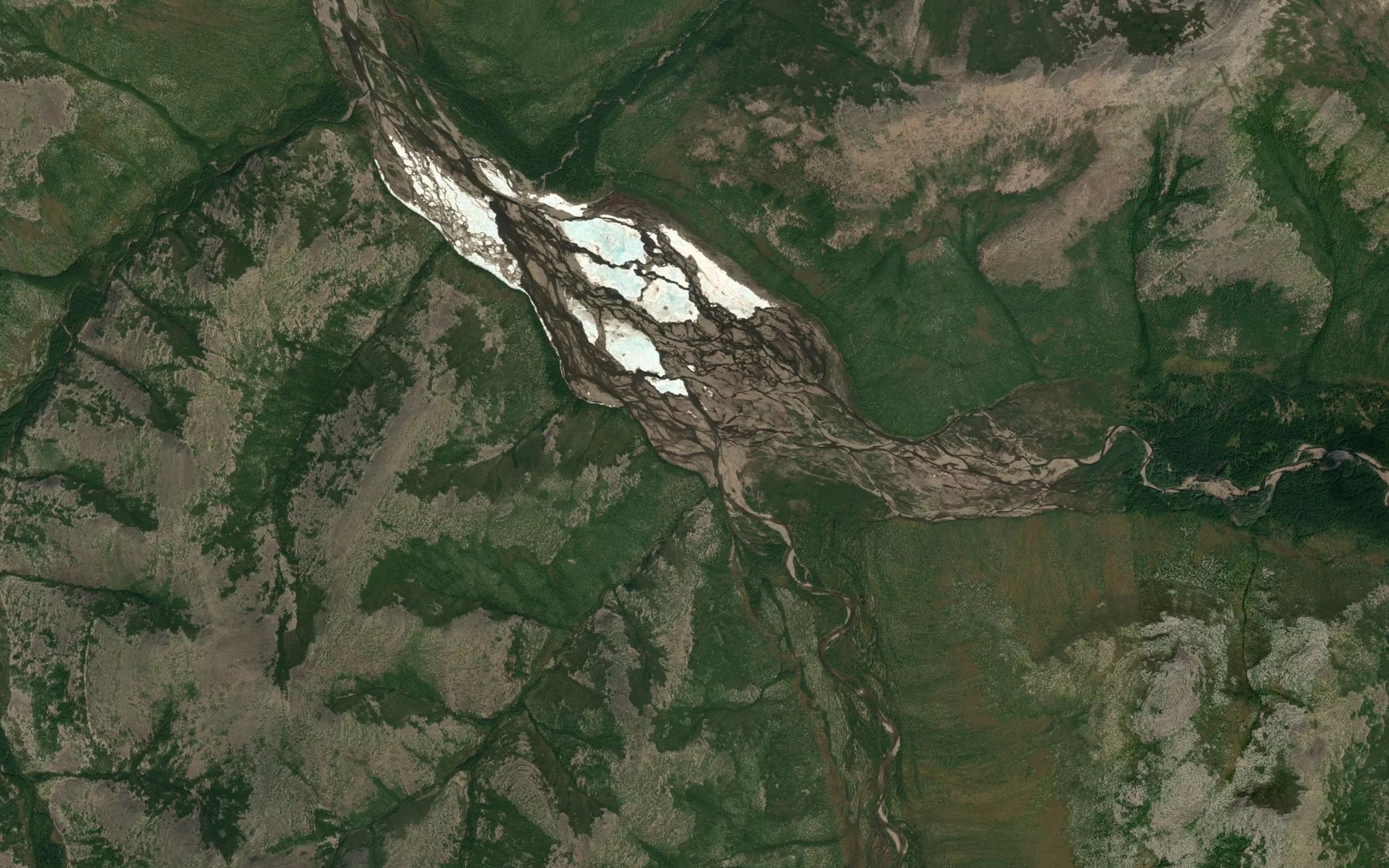 Satellite map of the Mundu
