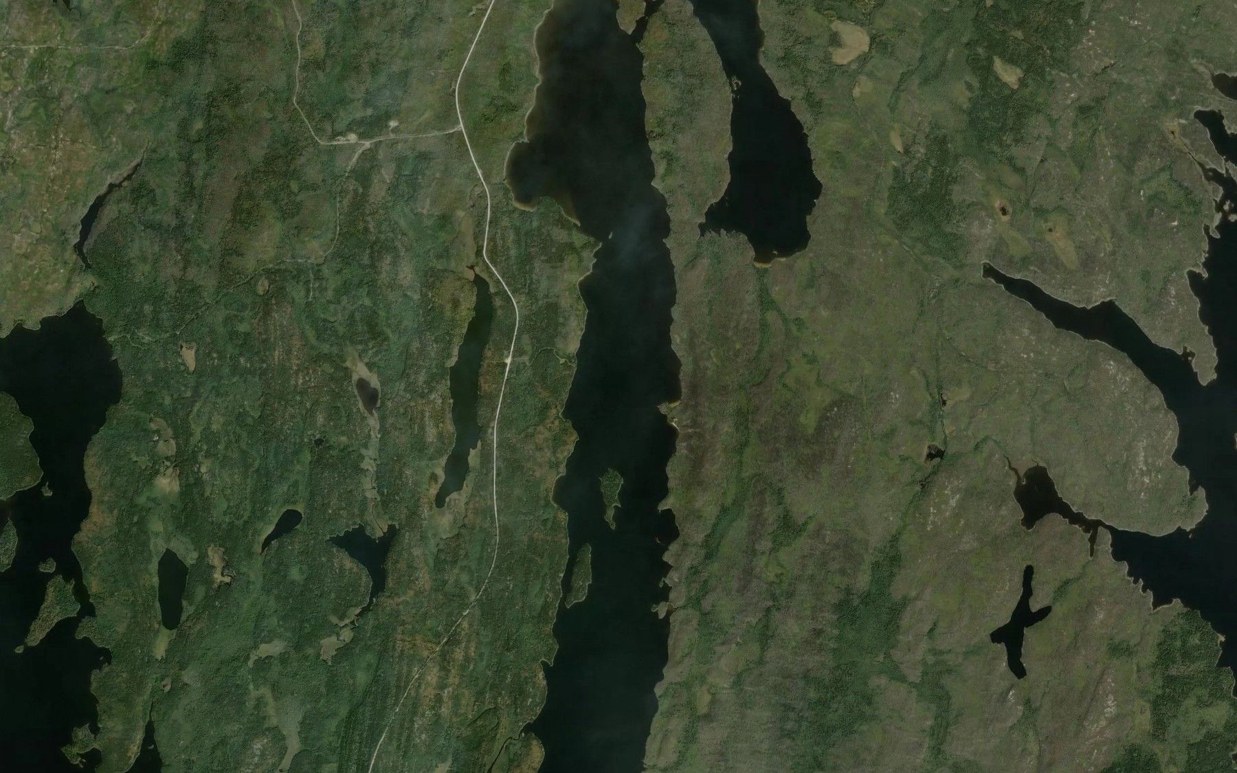 Satellite map of the Vanessa Lake