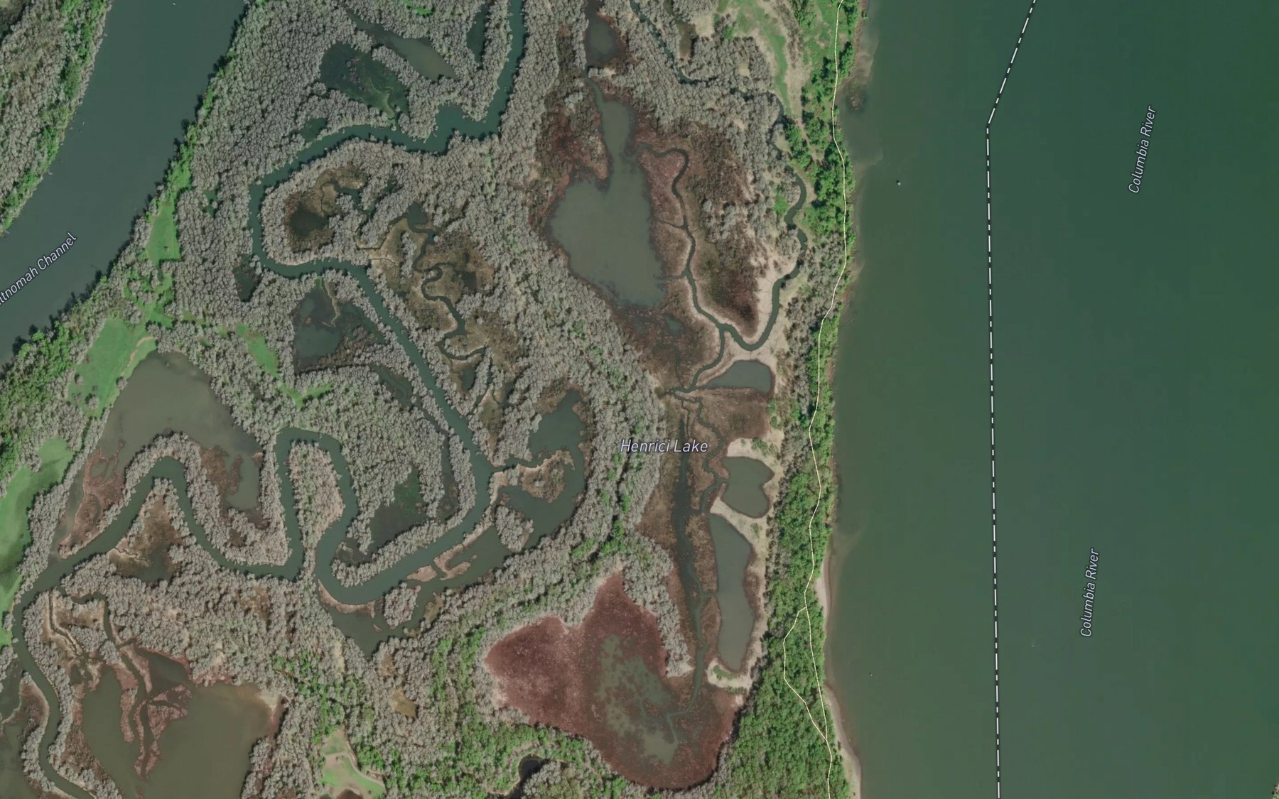 Satellite map of the Henrici Lake