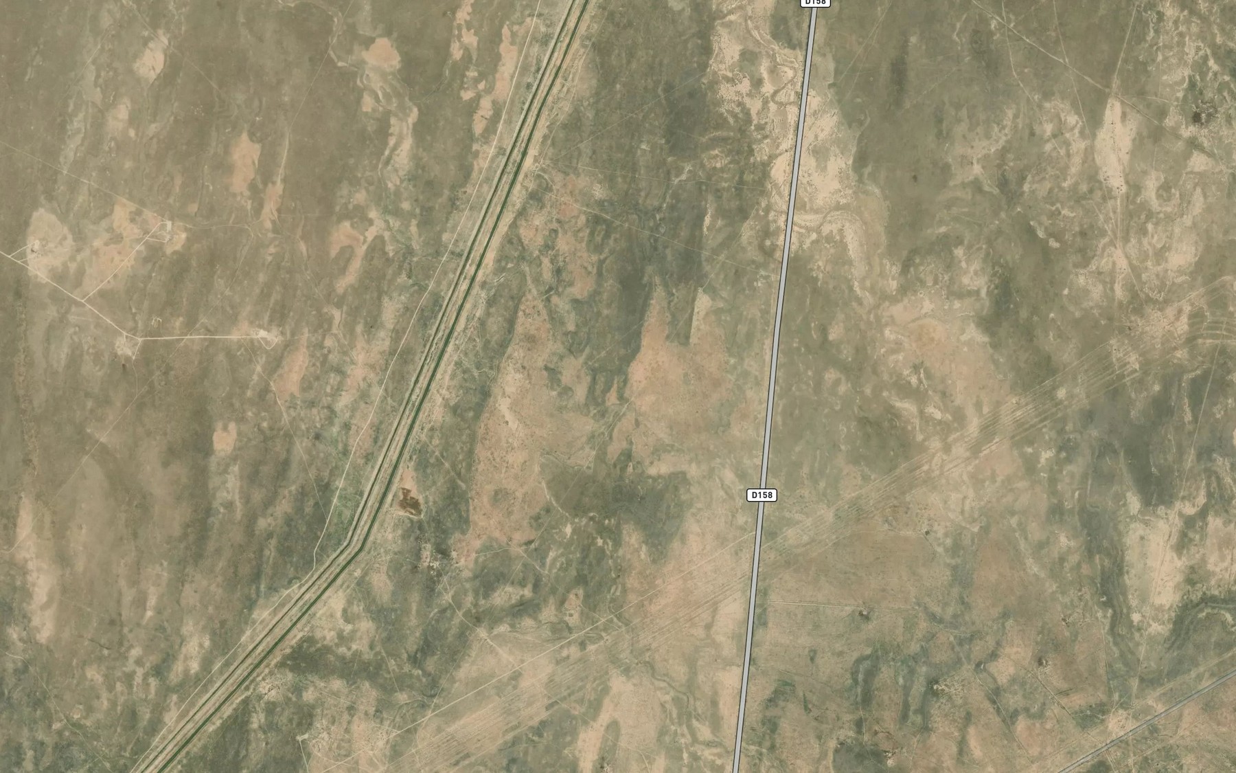 Satellite map of the Kelin Suv Ombori