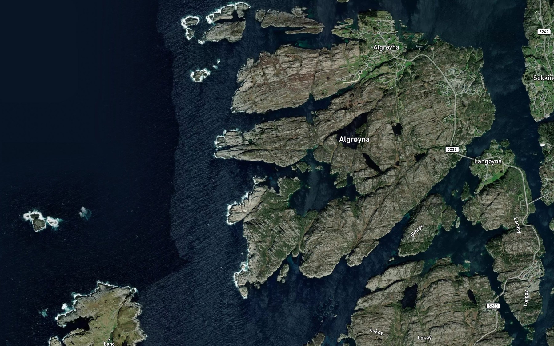 Satellite map of the Barmana