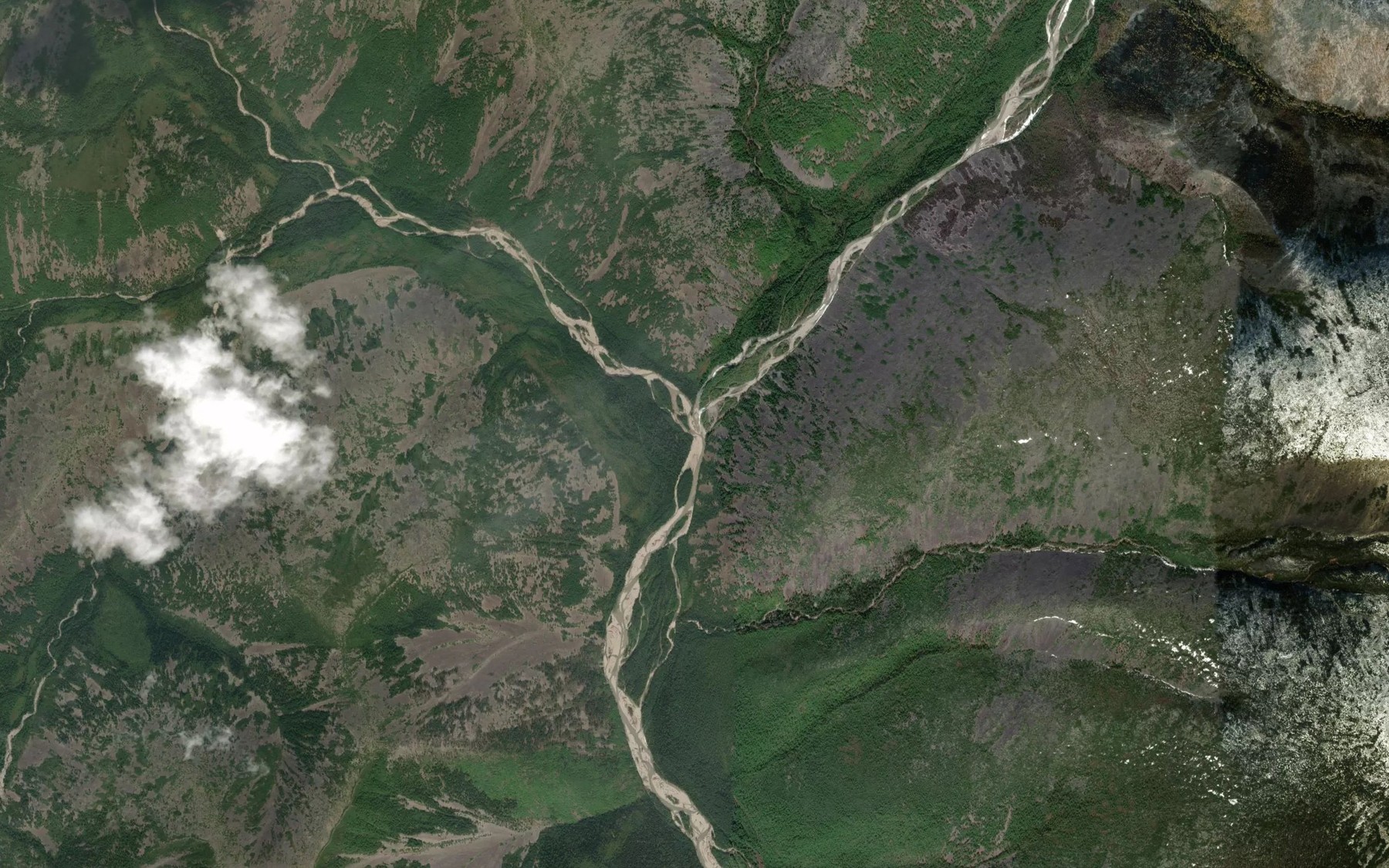 Satellite map of the Salani