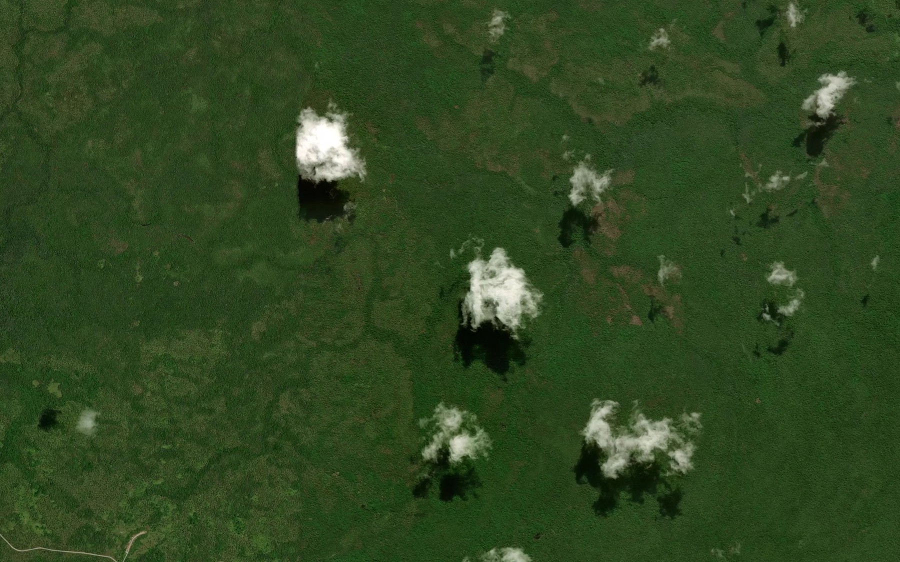 Satellite map of the Begora Creek