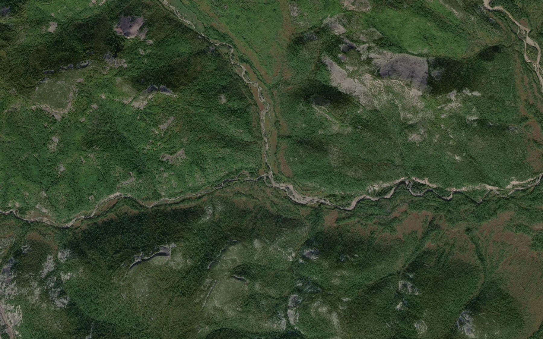 Satellite map of the Levyy Skalistyy