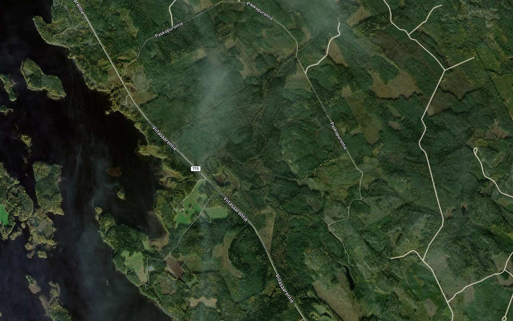 Satellite map of the Kotkatjoki