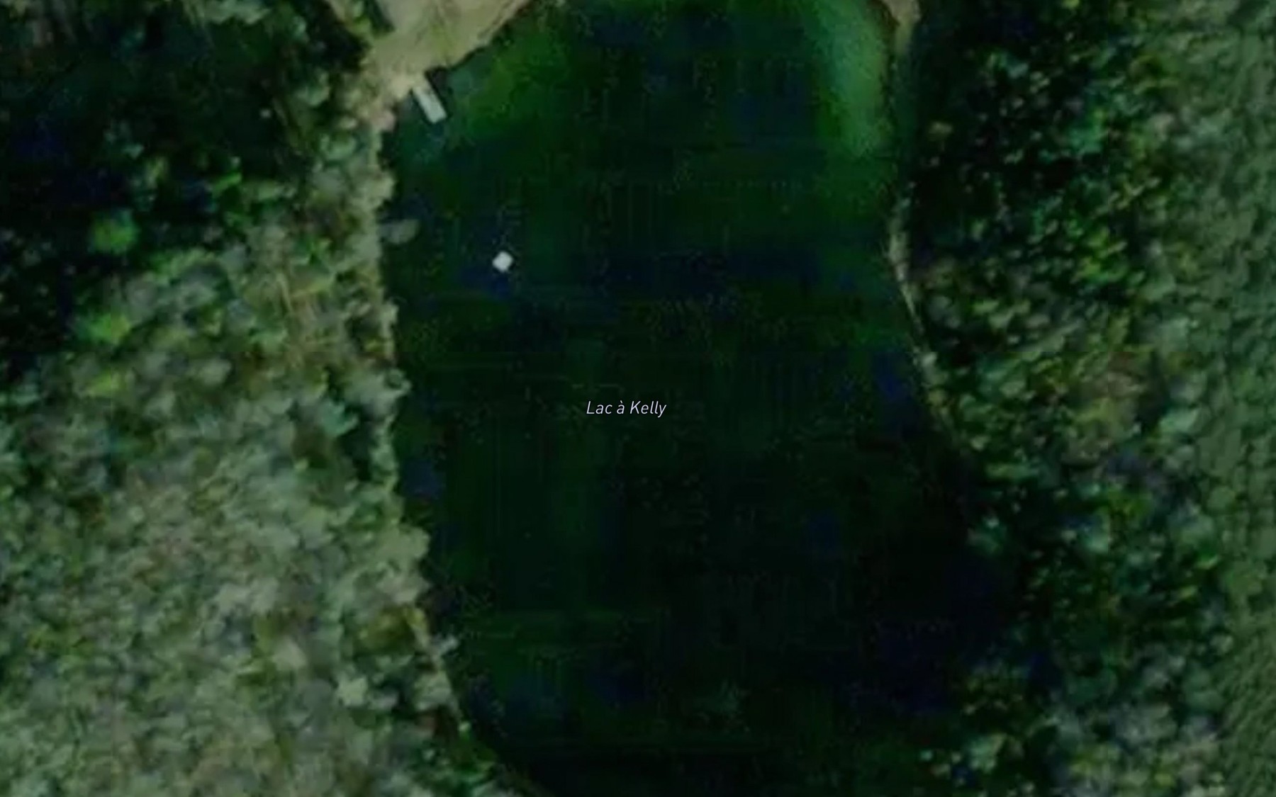 Satellite map of the Lac a Kelly