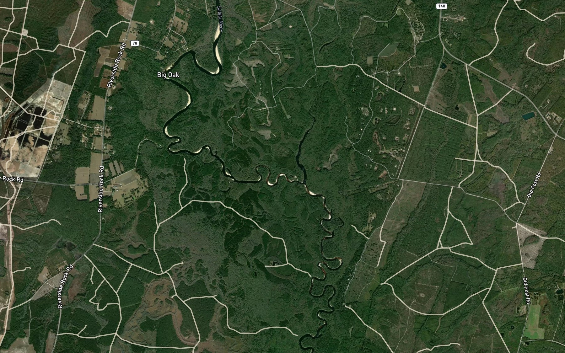 Satellite map of the Knee Buckle