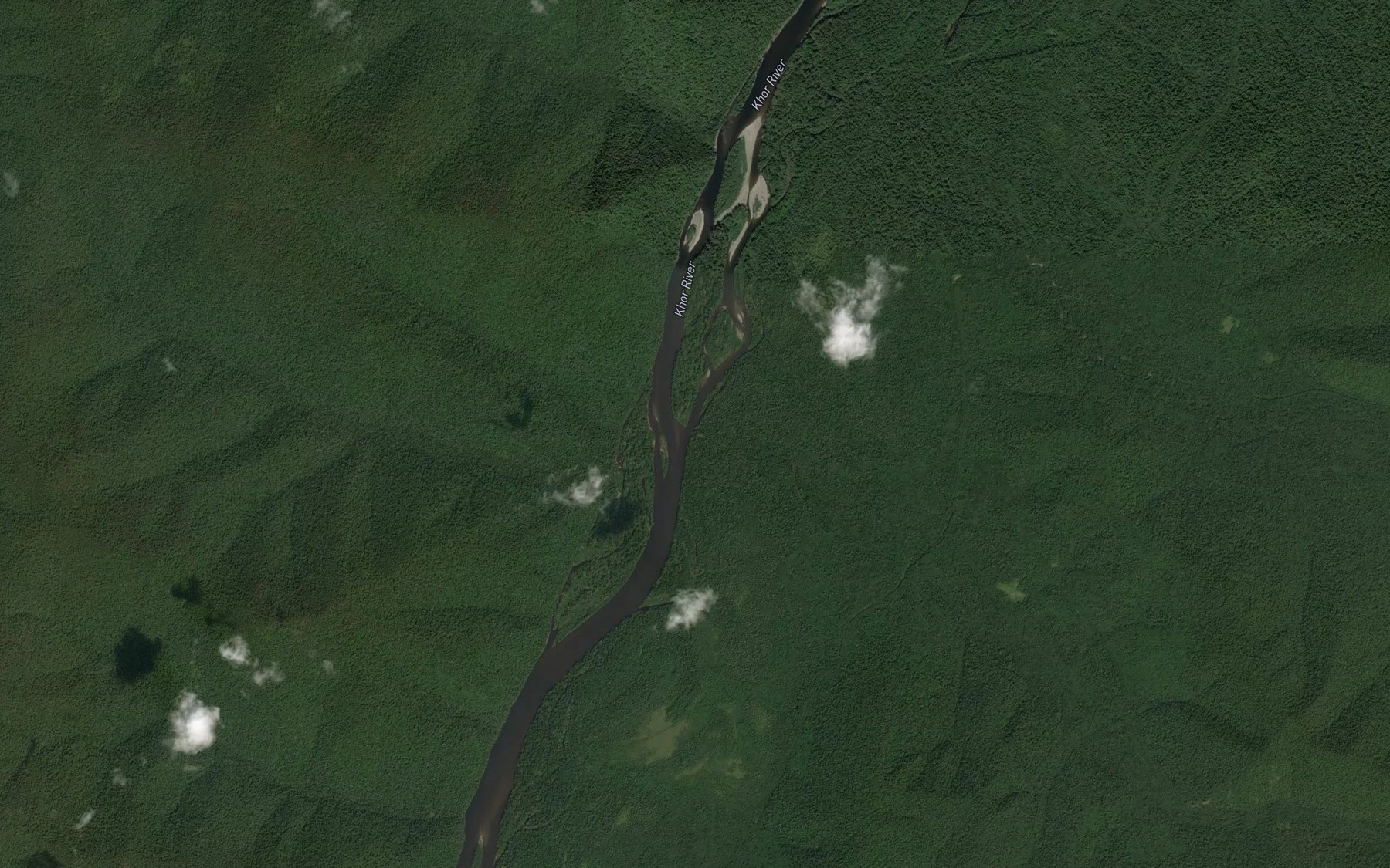 Satellite map of the Gula-Biosani