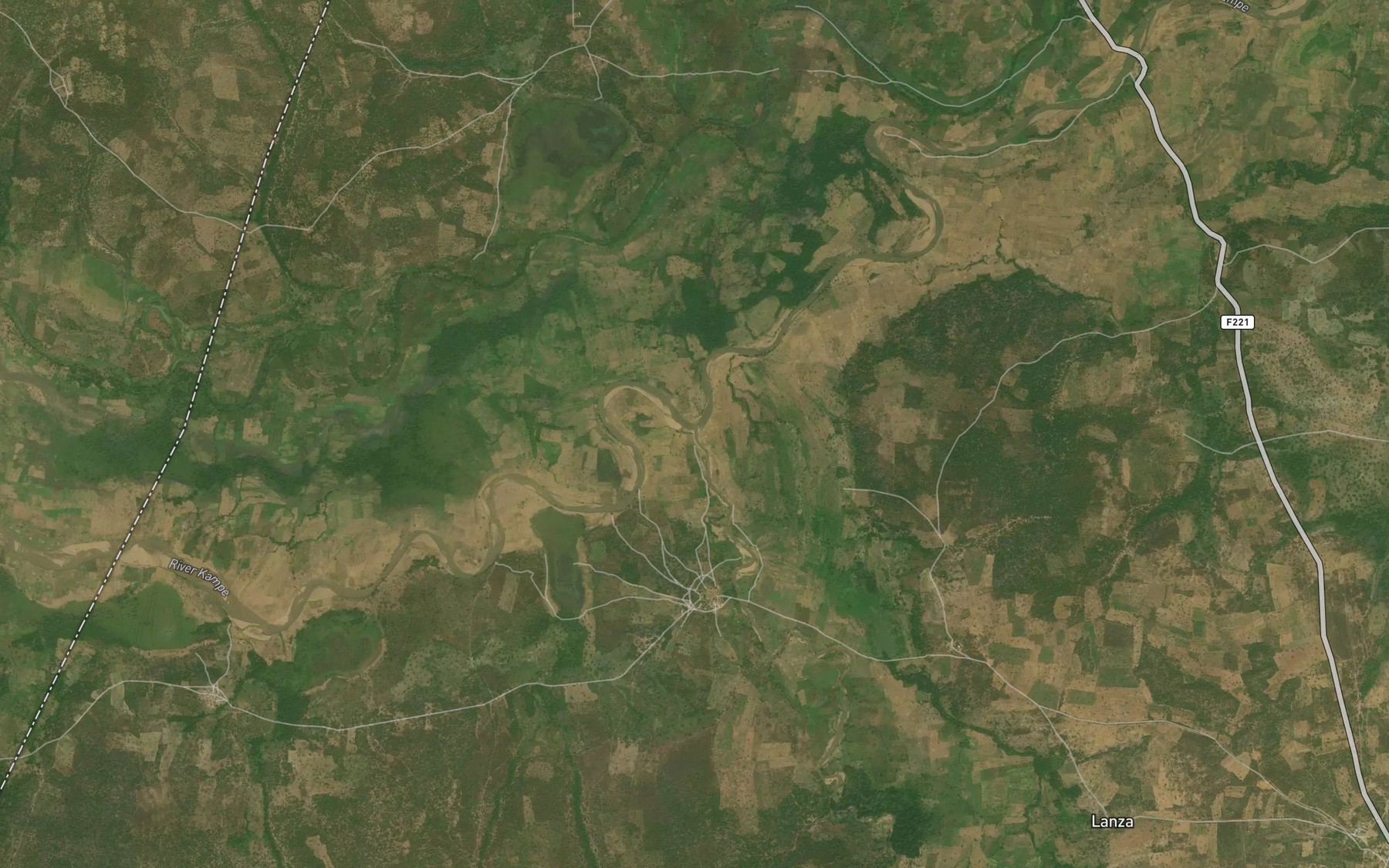 Satellite map of the RiverIpala
