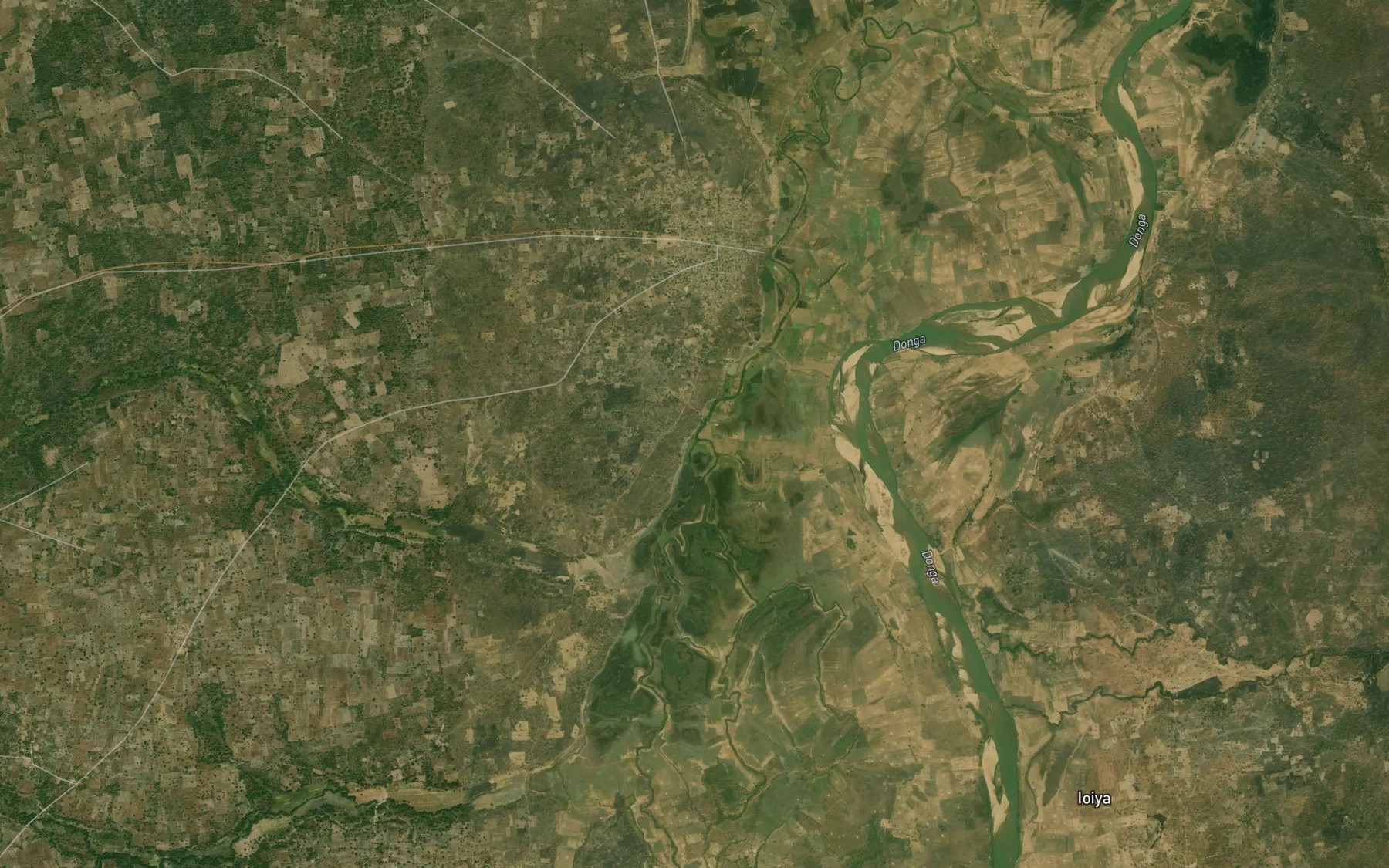 Satellite map of the River Kurmi Bom