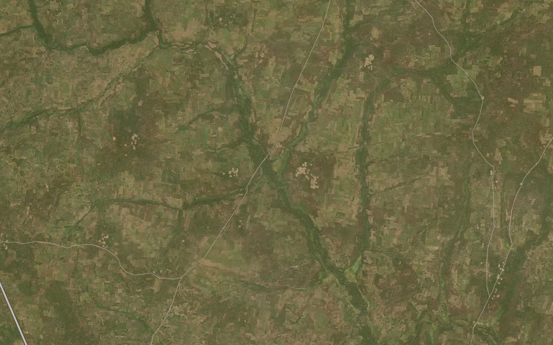 Satellite map of the River Tinni