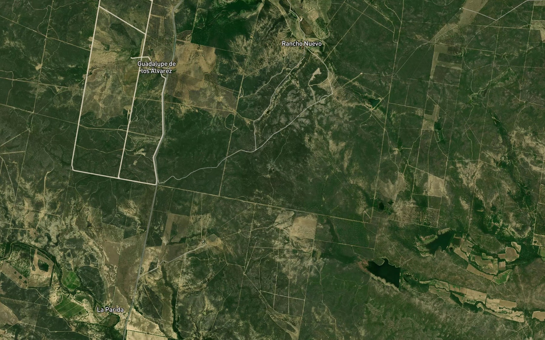Satellite map of the Escurana