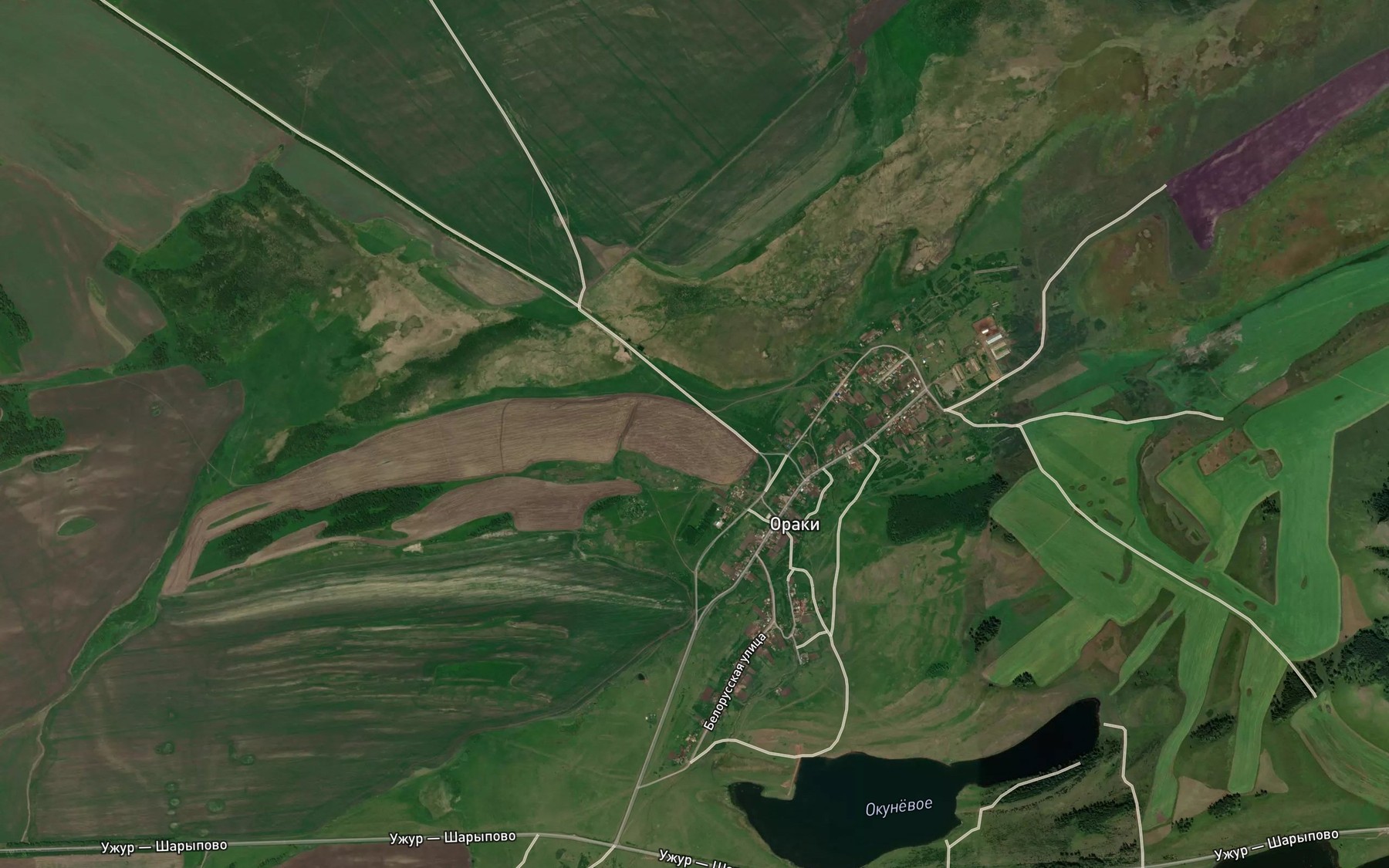 Satellite map of the Martychul'