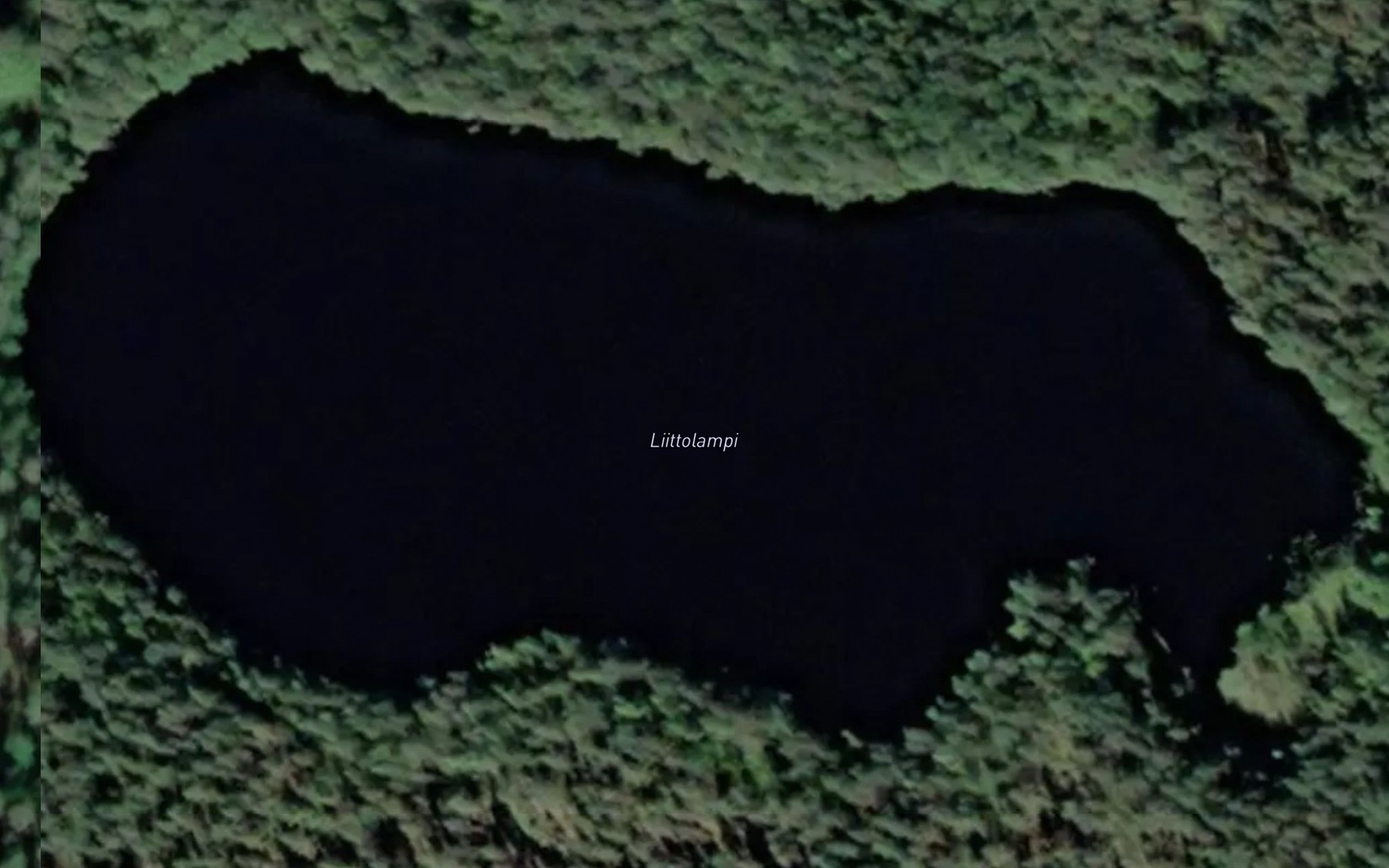 Satellite map of the Liittolampi