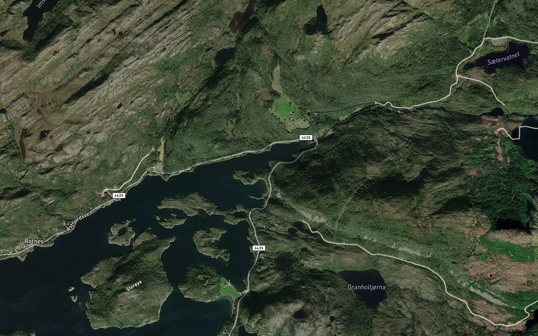 Satellite map of the Stokkvika