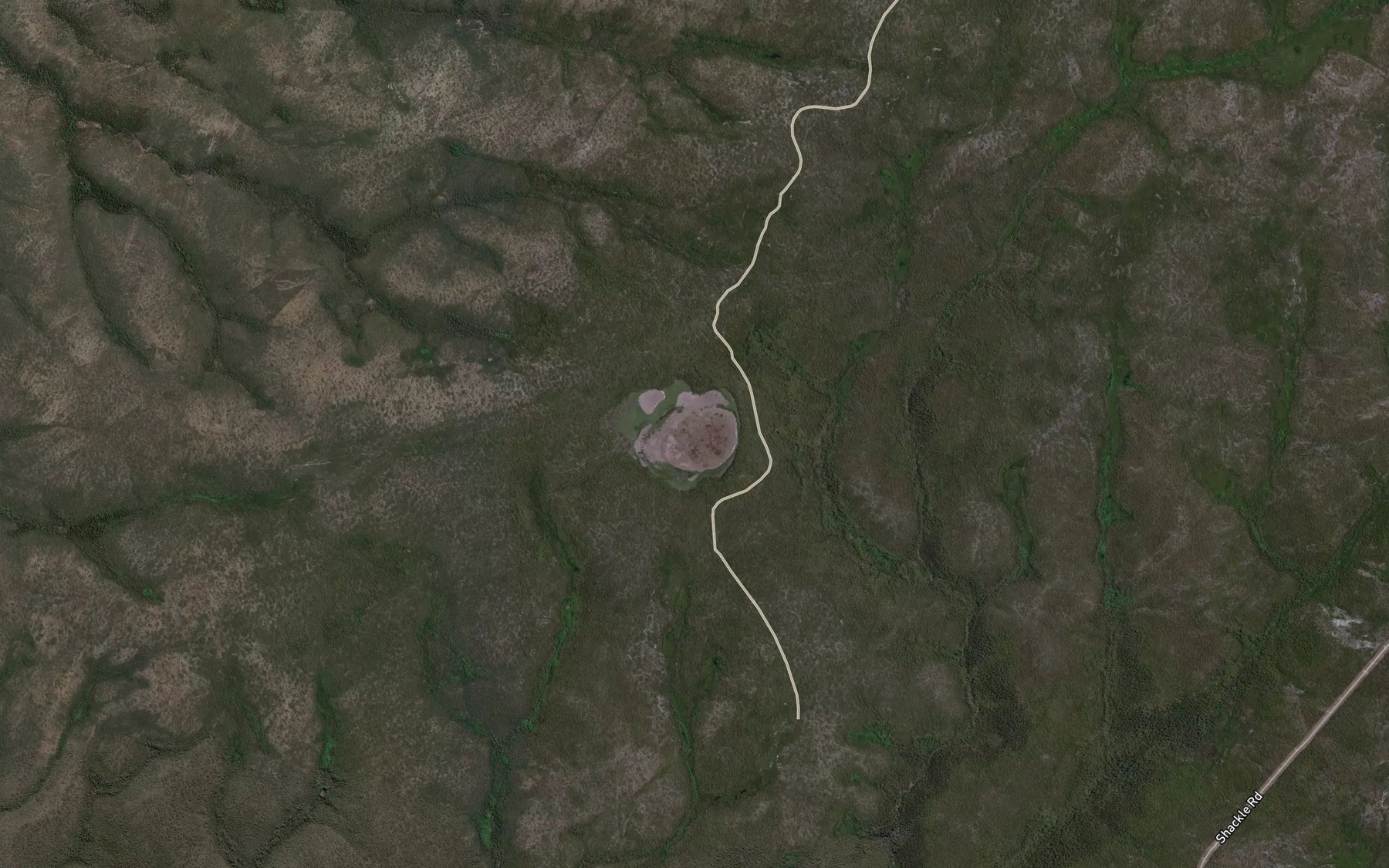 Satellite map of the Larrikin Lagoon