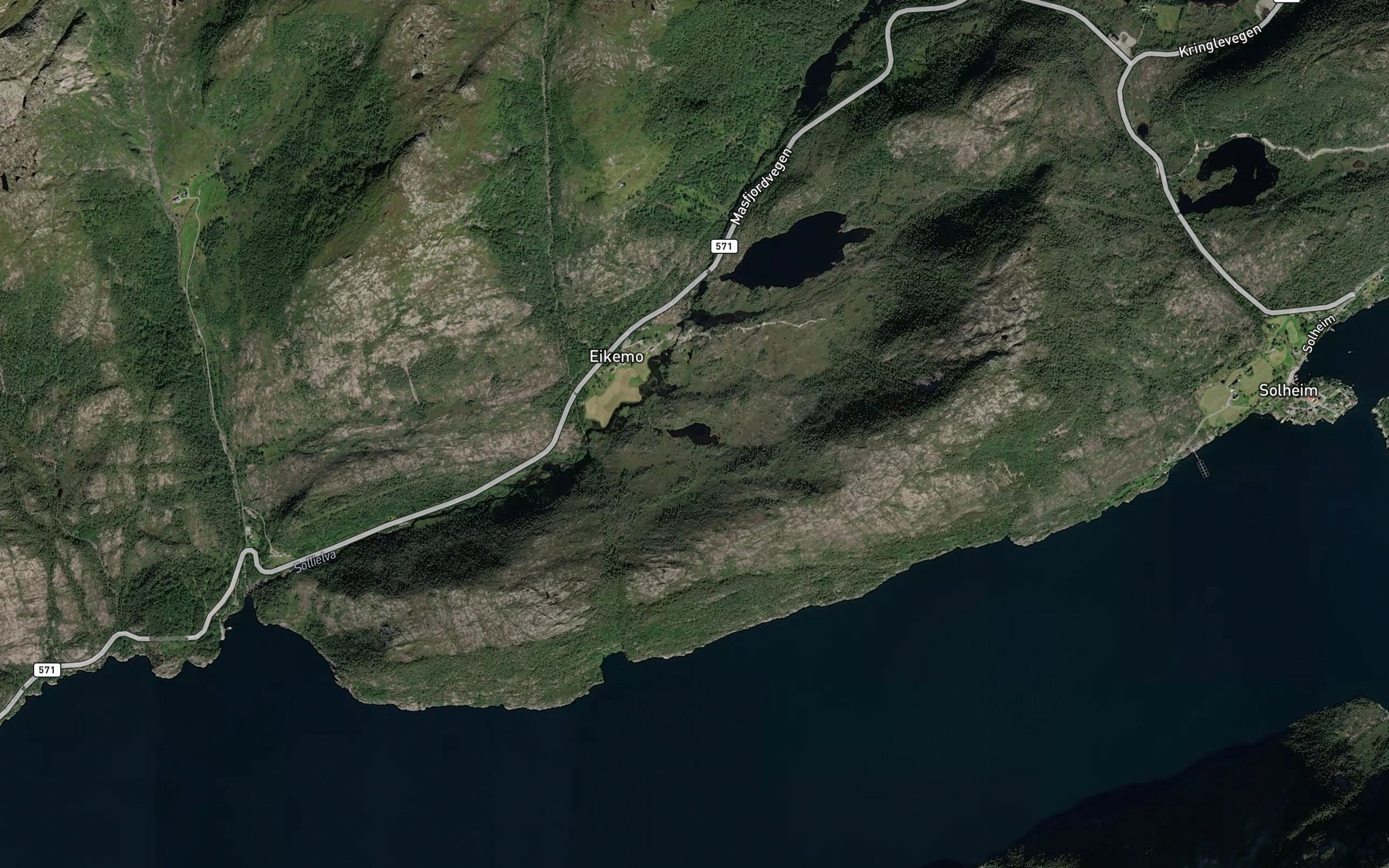 Satellite map of the Stemmetjorna