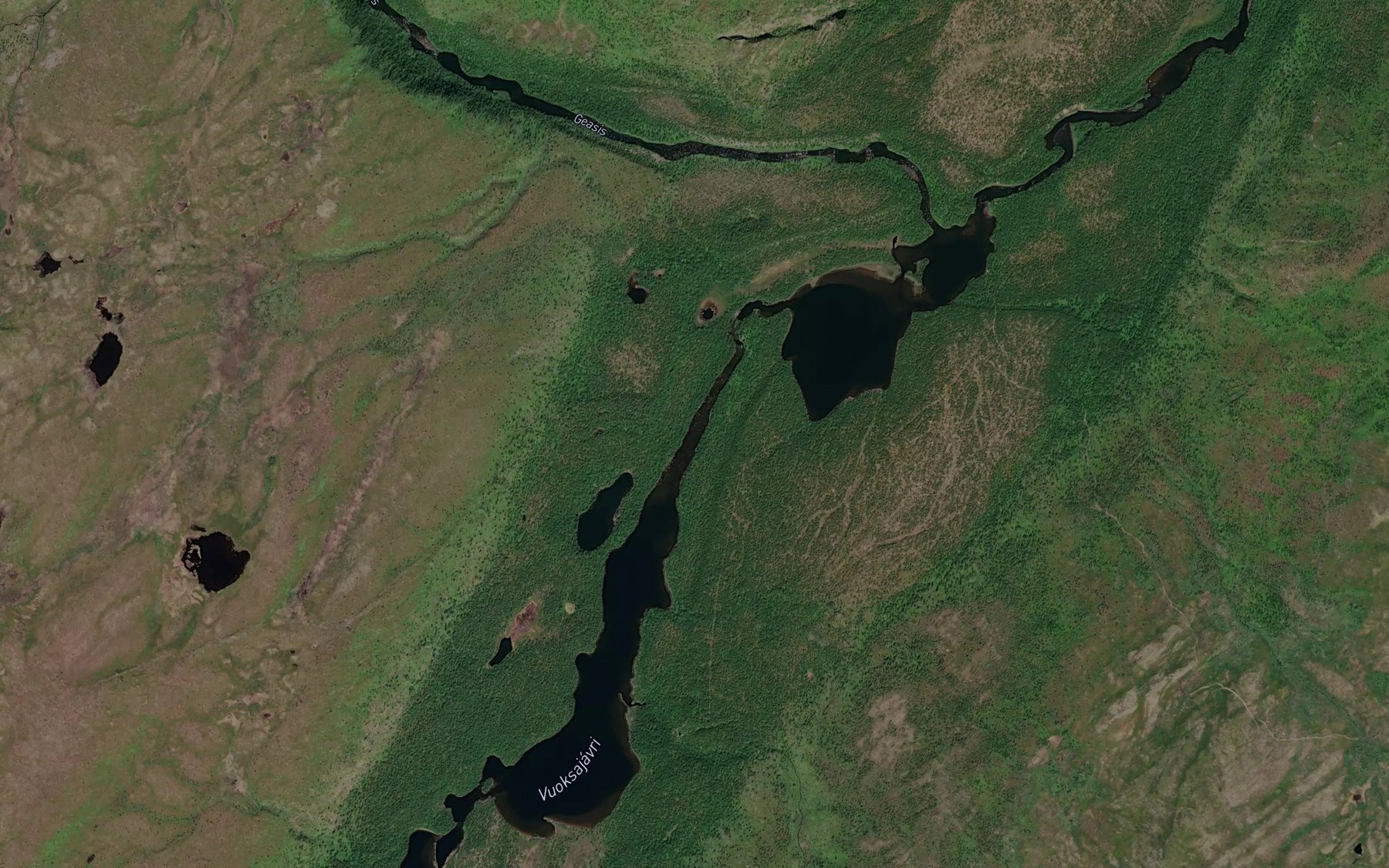 Satellite map of the Giezzi