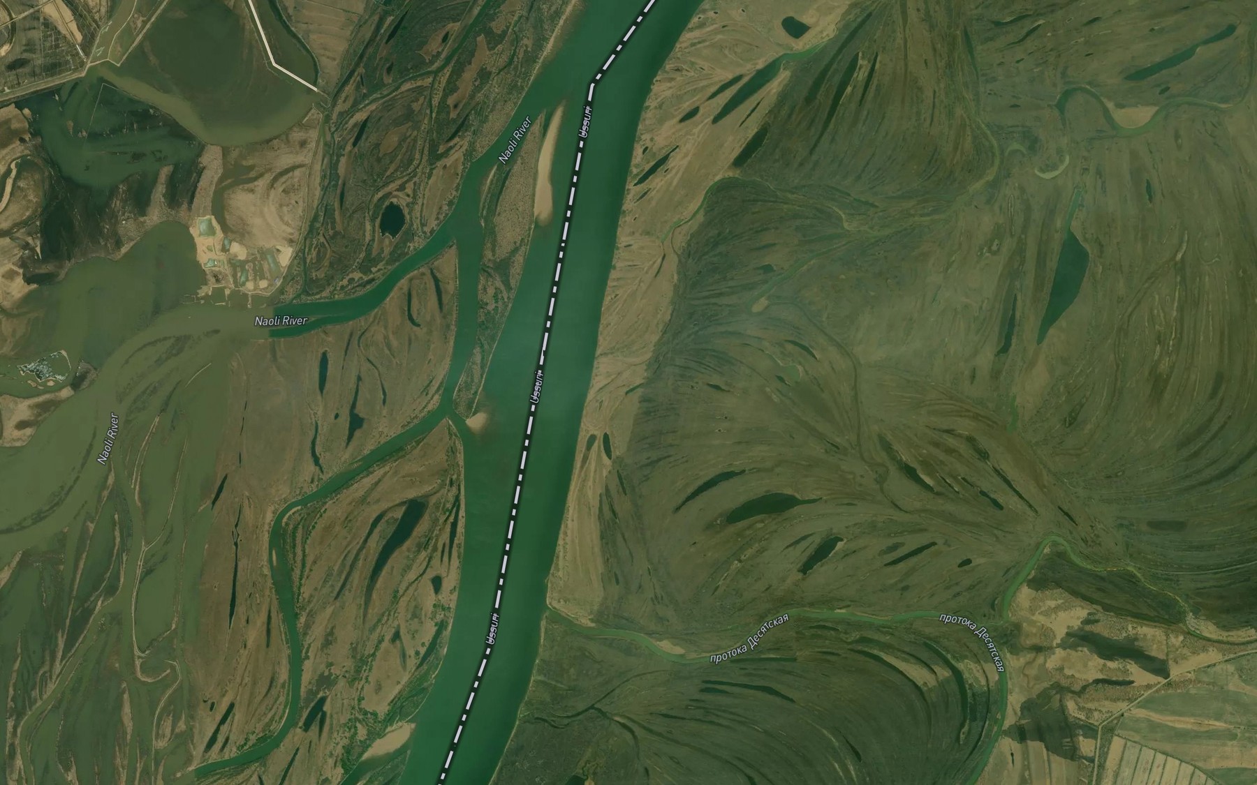 Satellite map of the Protoka Kozulikha
