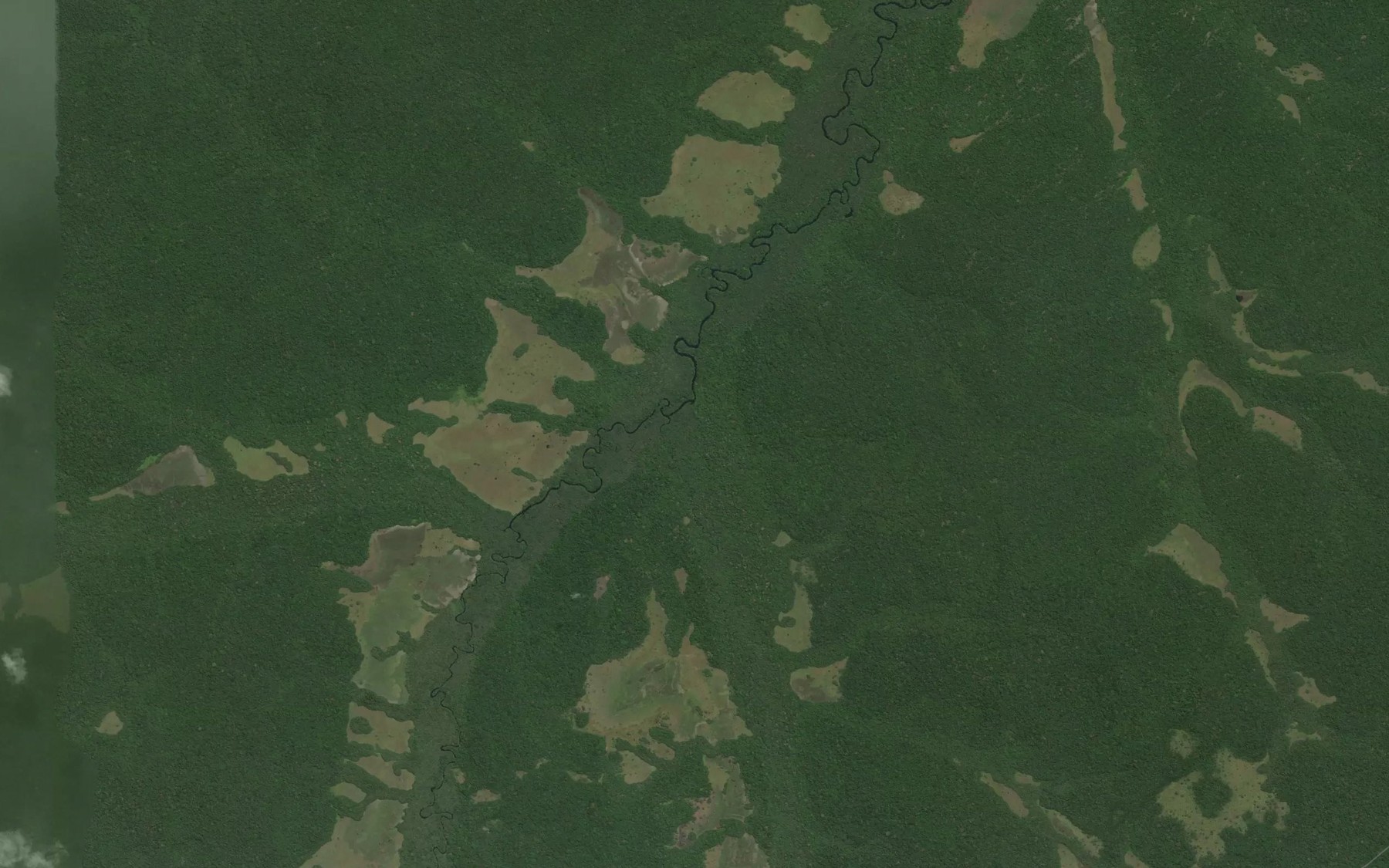 Satellite map of the Loula