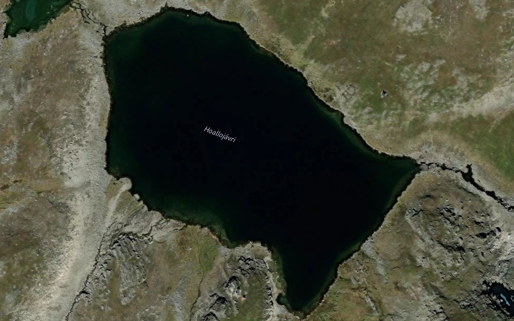 Satellite map of the Hoallujavri