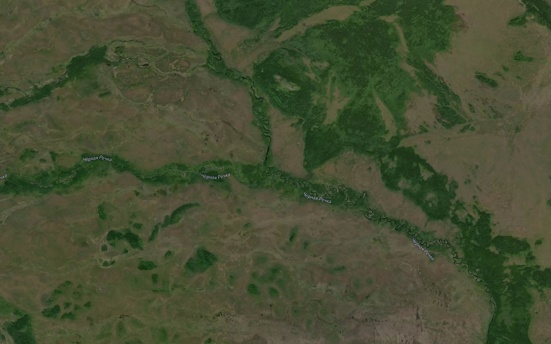 Satellite map of the Zheltyy