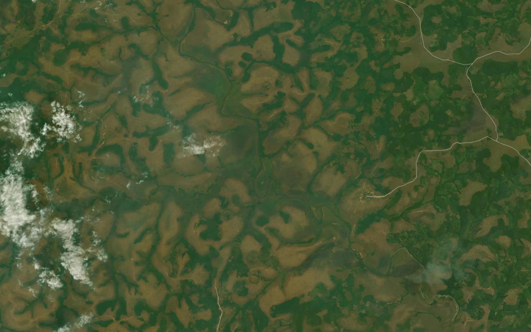 Satellite map of the Manfoutou