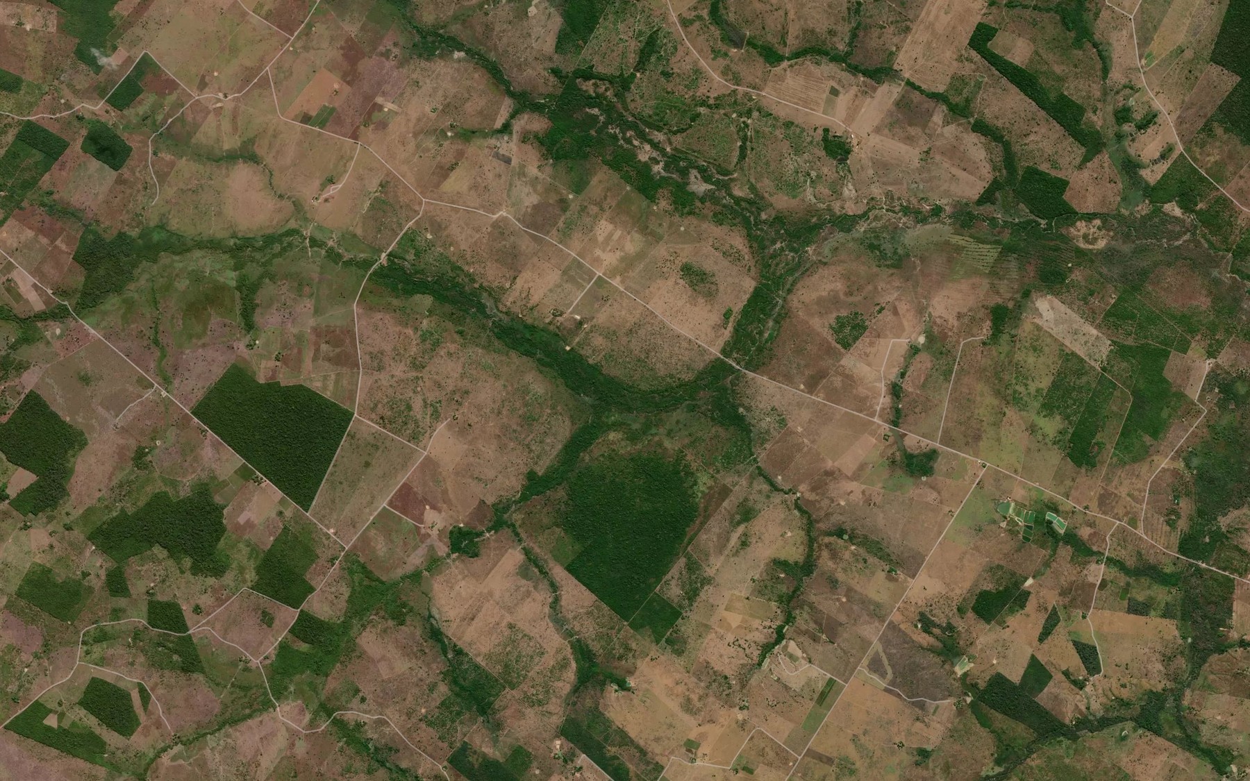 Satellite map of the Ribeirao Malicia