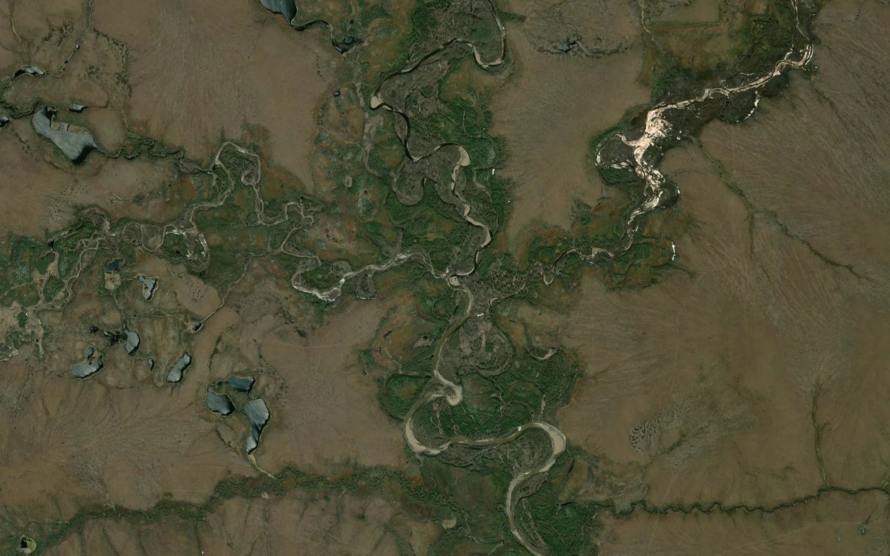 Satellite map of the Kooperativnyy