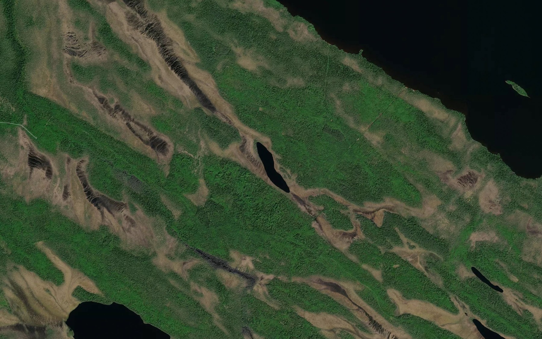 Satellite map of the Ozero Matalalampi