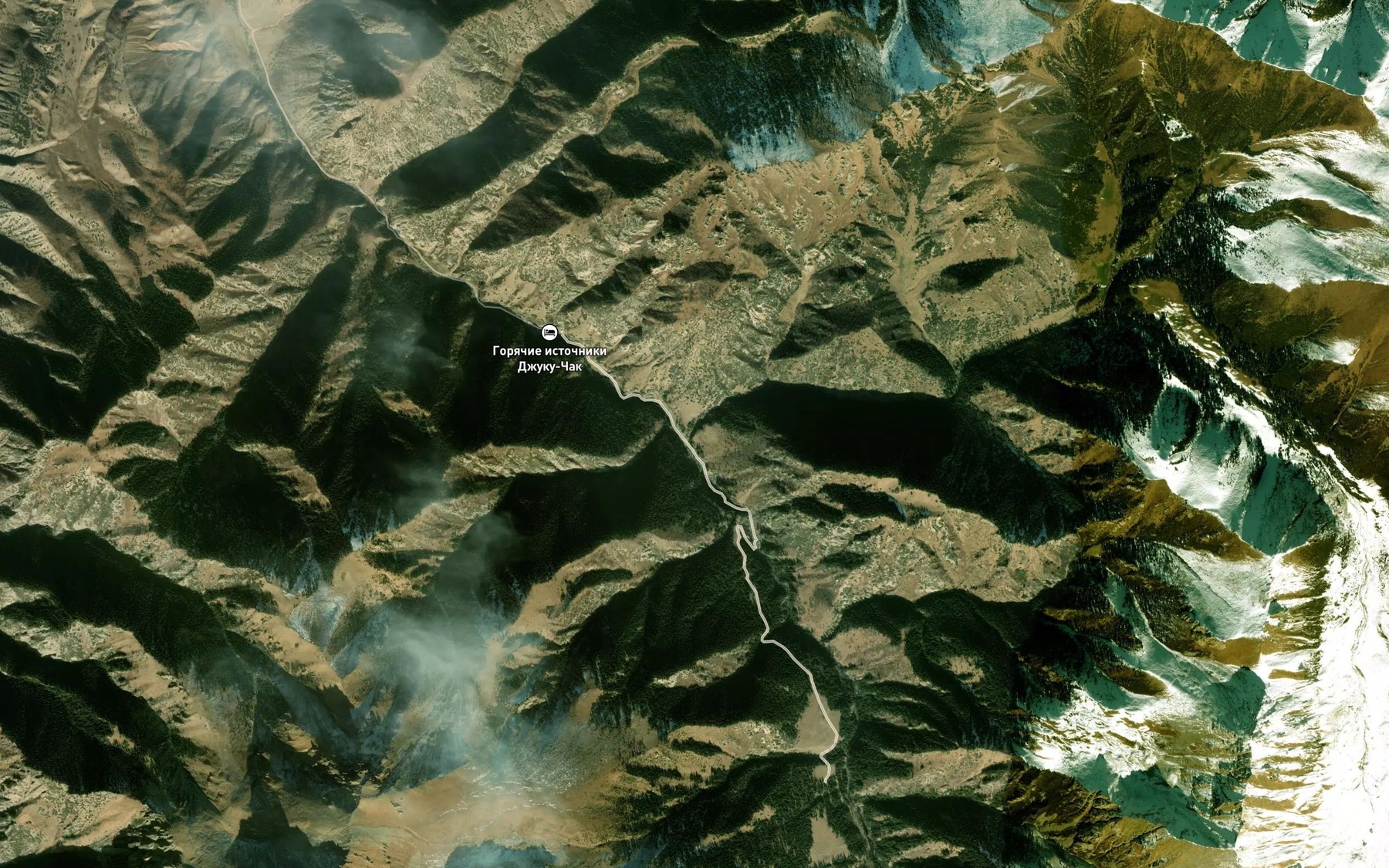Satellite map of the Dzhumatay