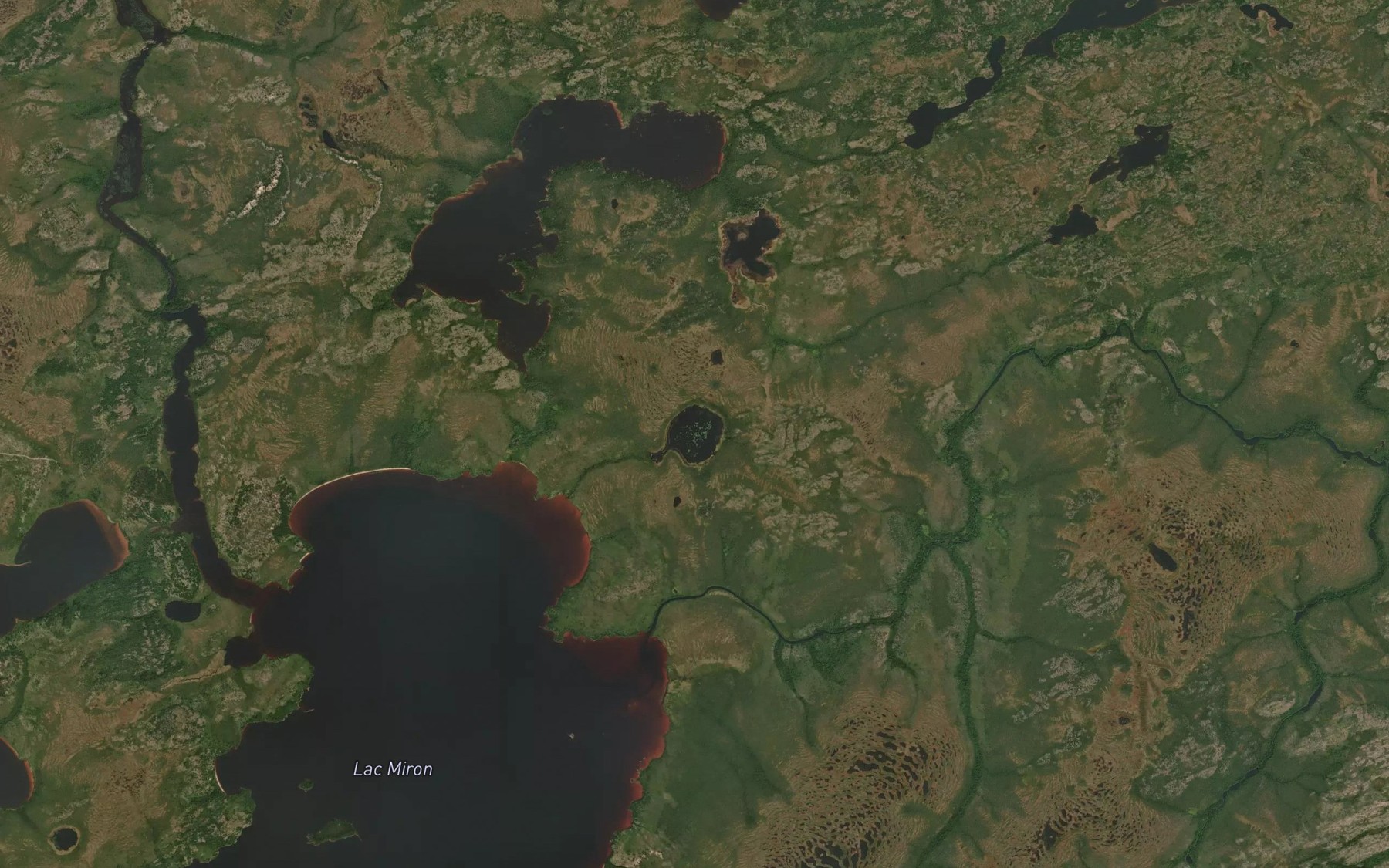 Satellite map of the Lac Maschakw