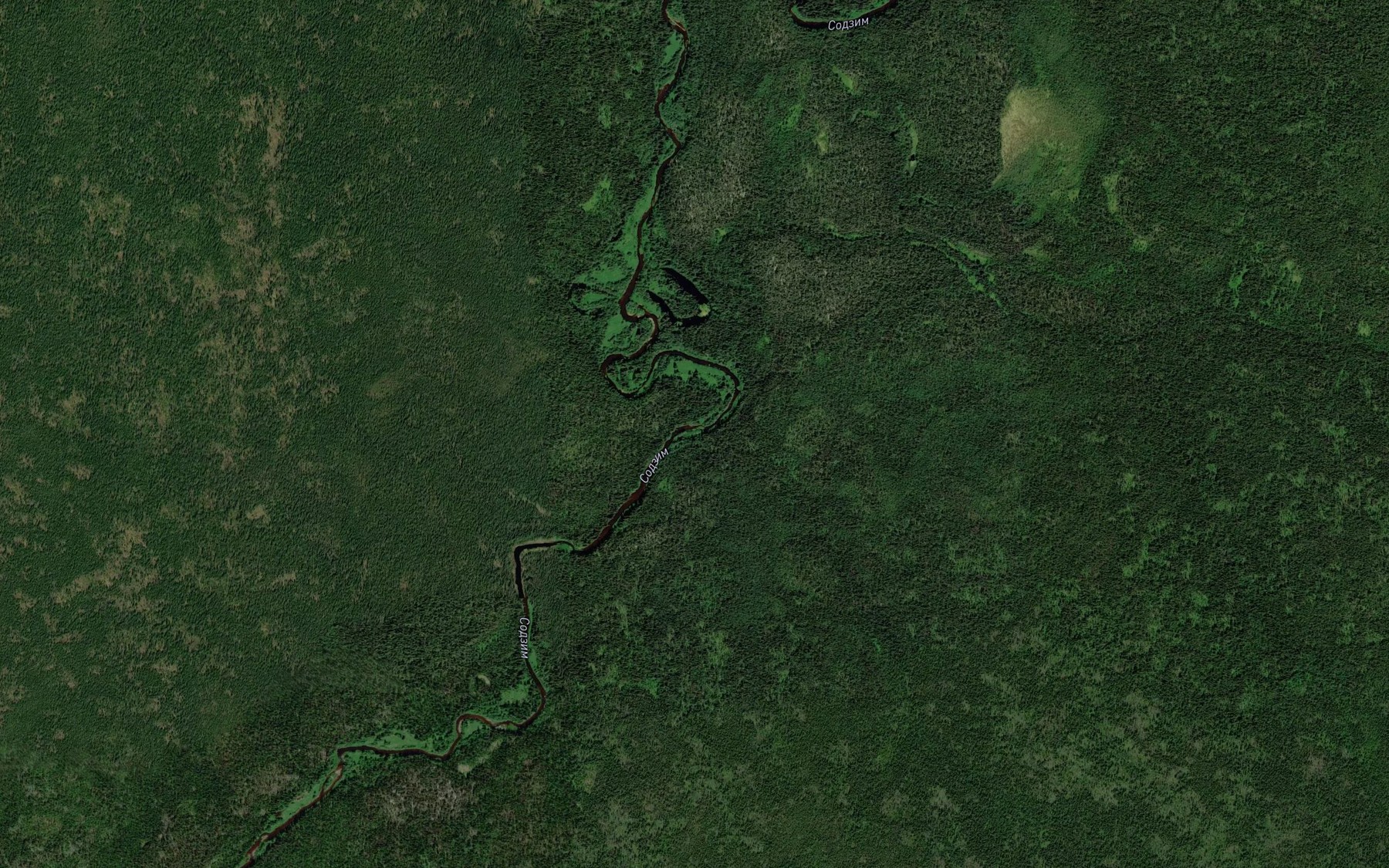 Satellite map of the Ibov