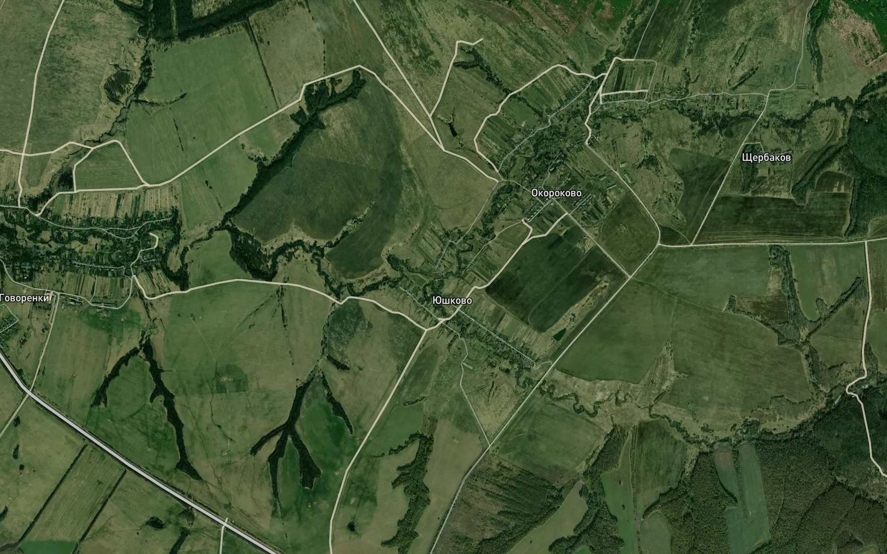 Satellite map of the Sukhaya Vattsa