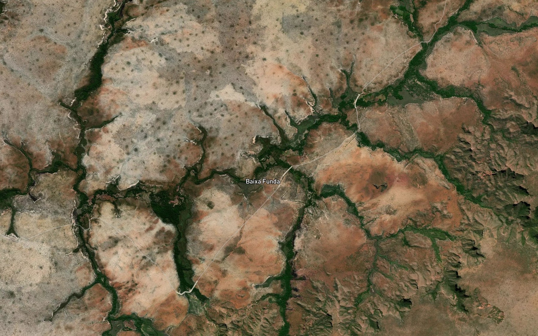 Satellite map of the Corrego Baixa Funda