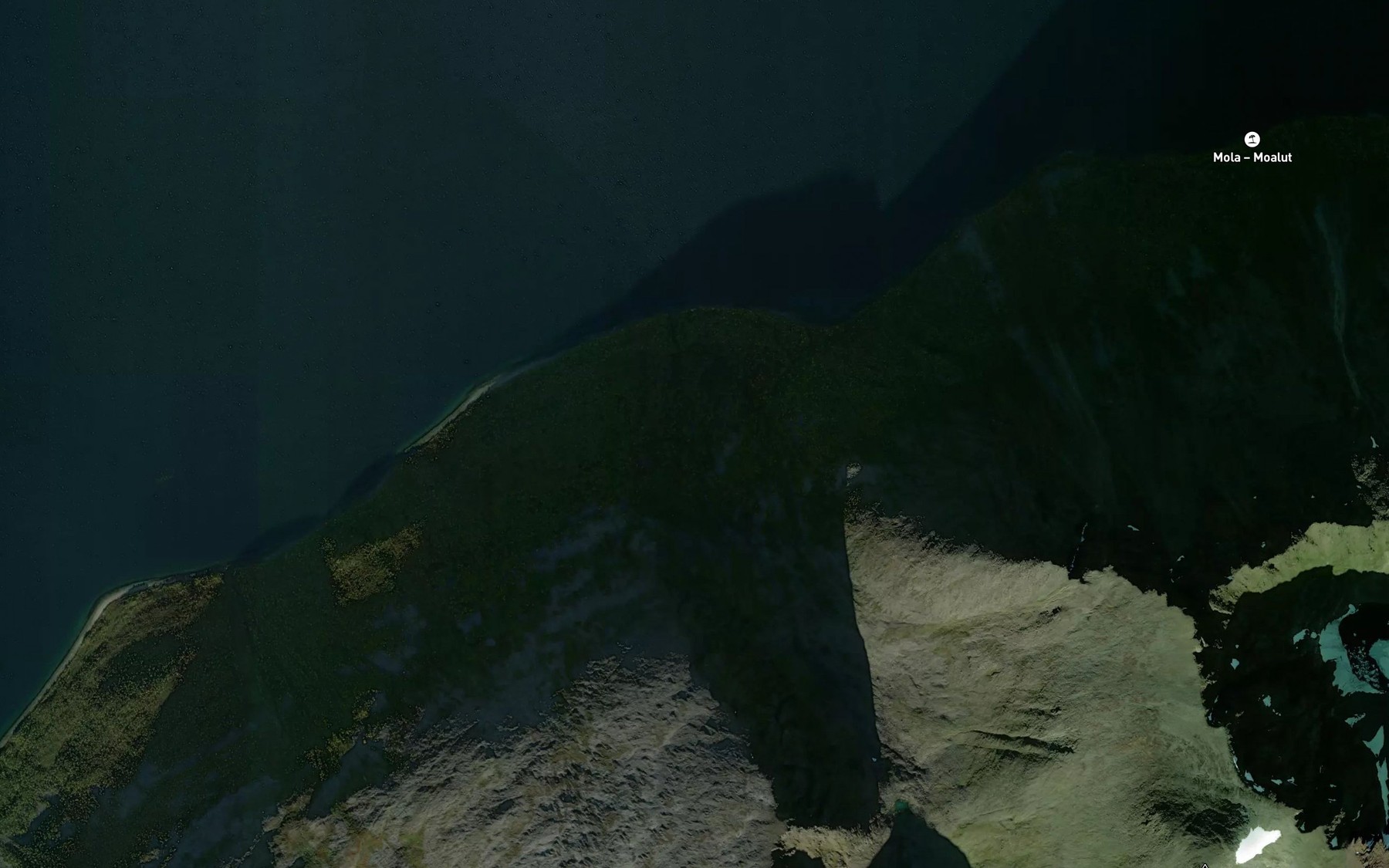 Satellite map of the Stallvikelva