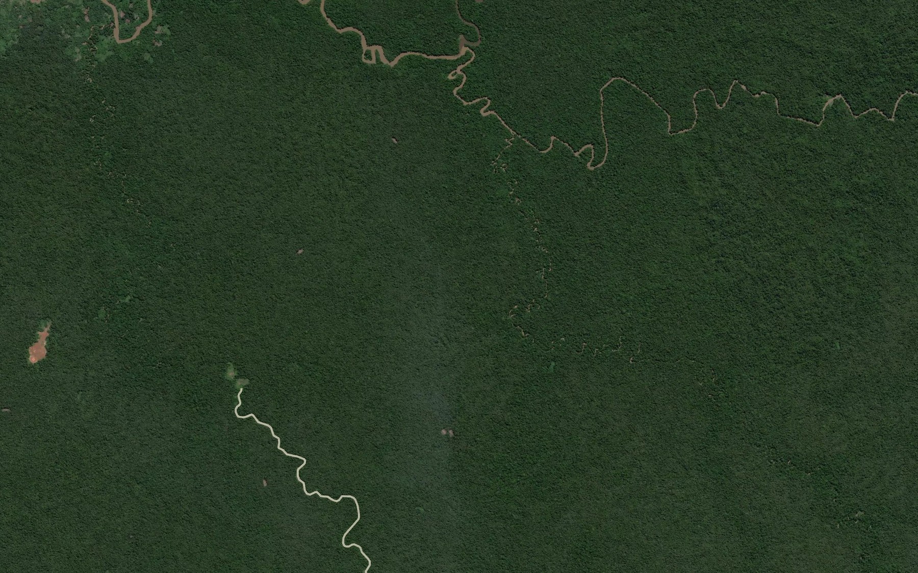 Satellite map of the Tanna River