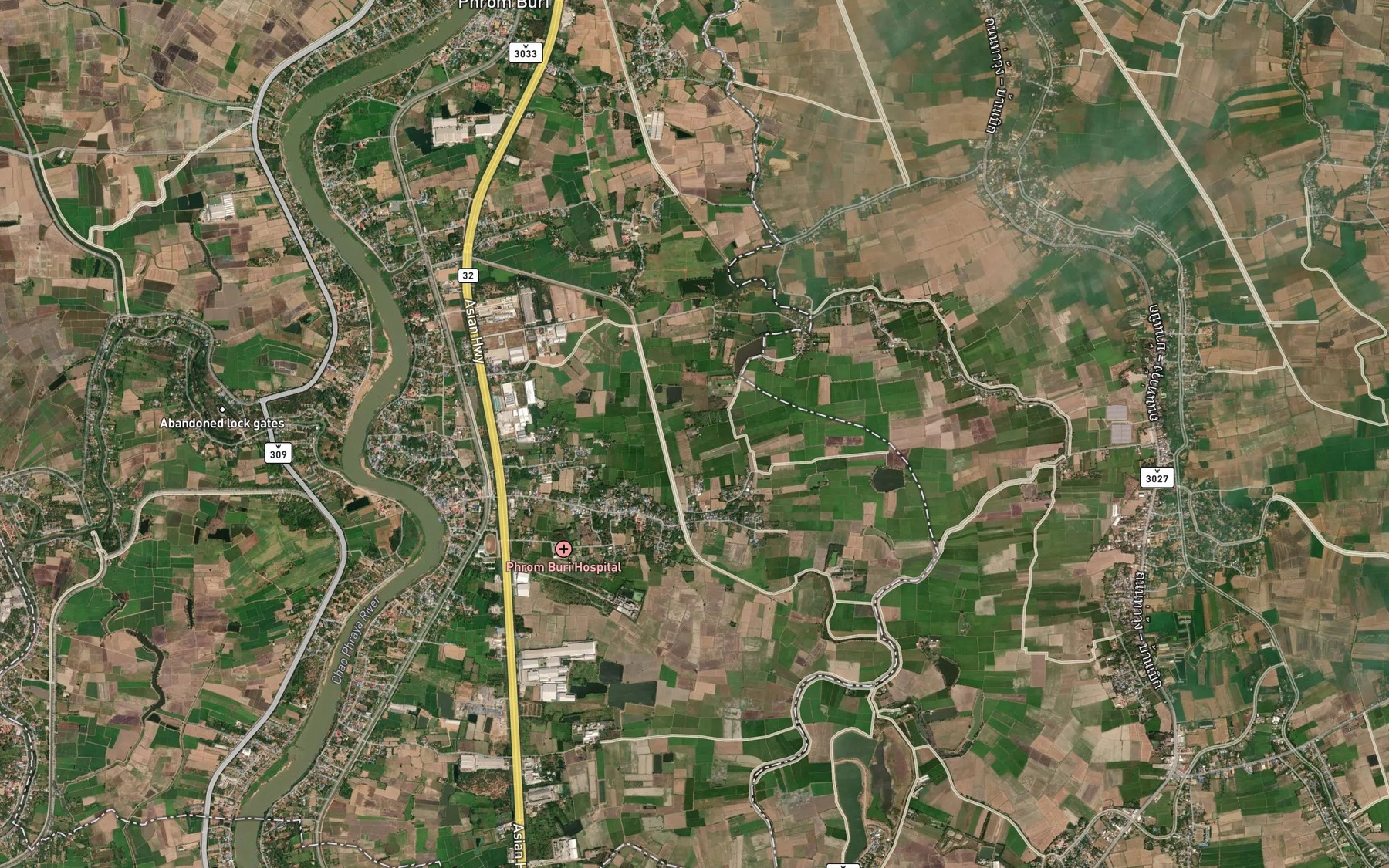 Satellite map of the Nong Krot