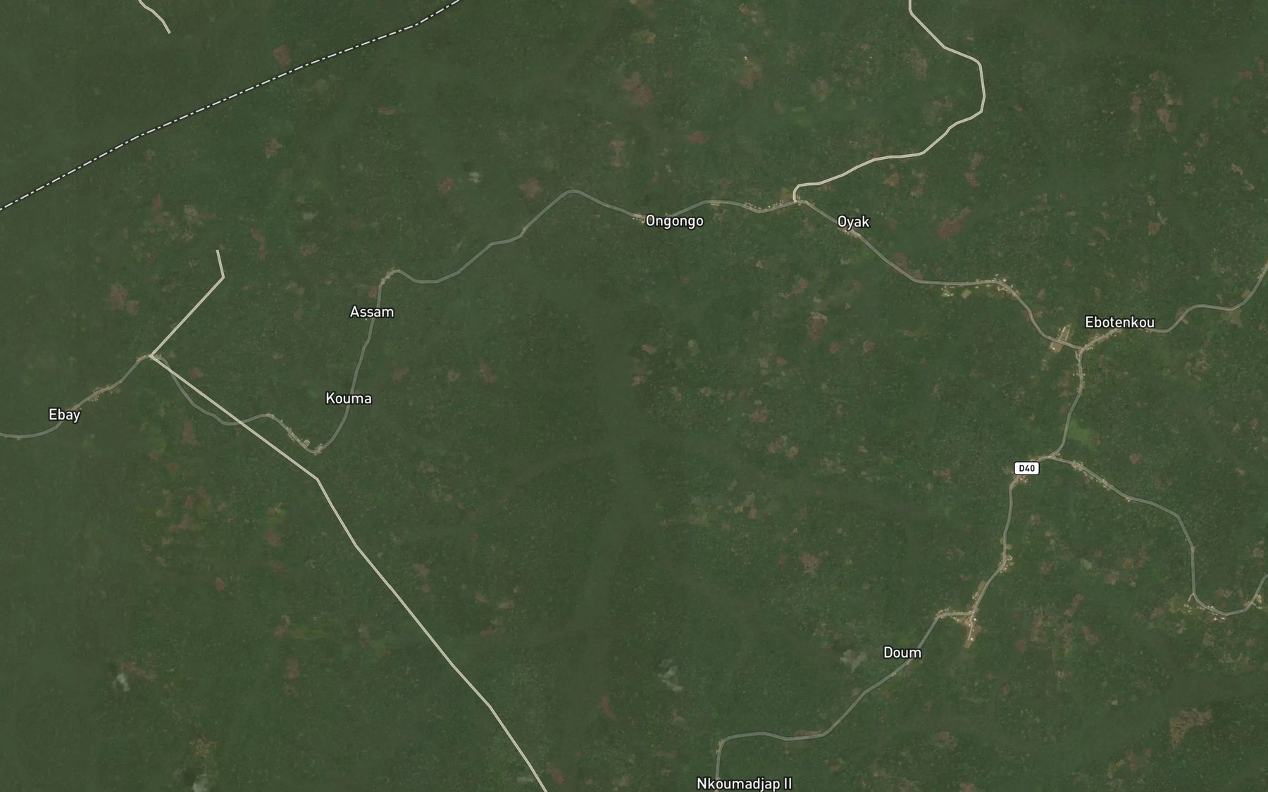 Satellite map of the Mebara