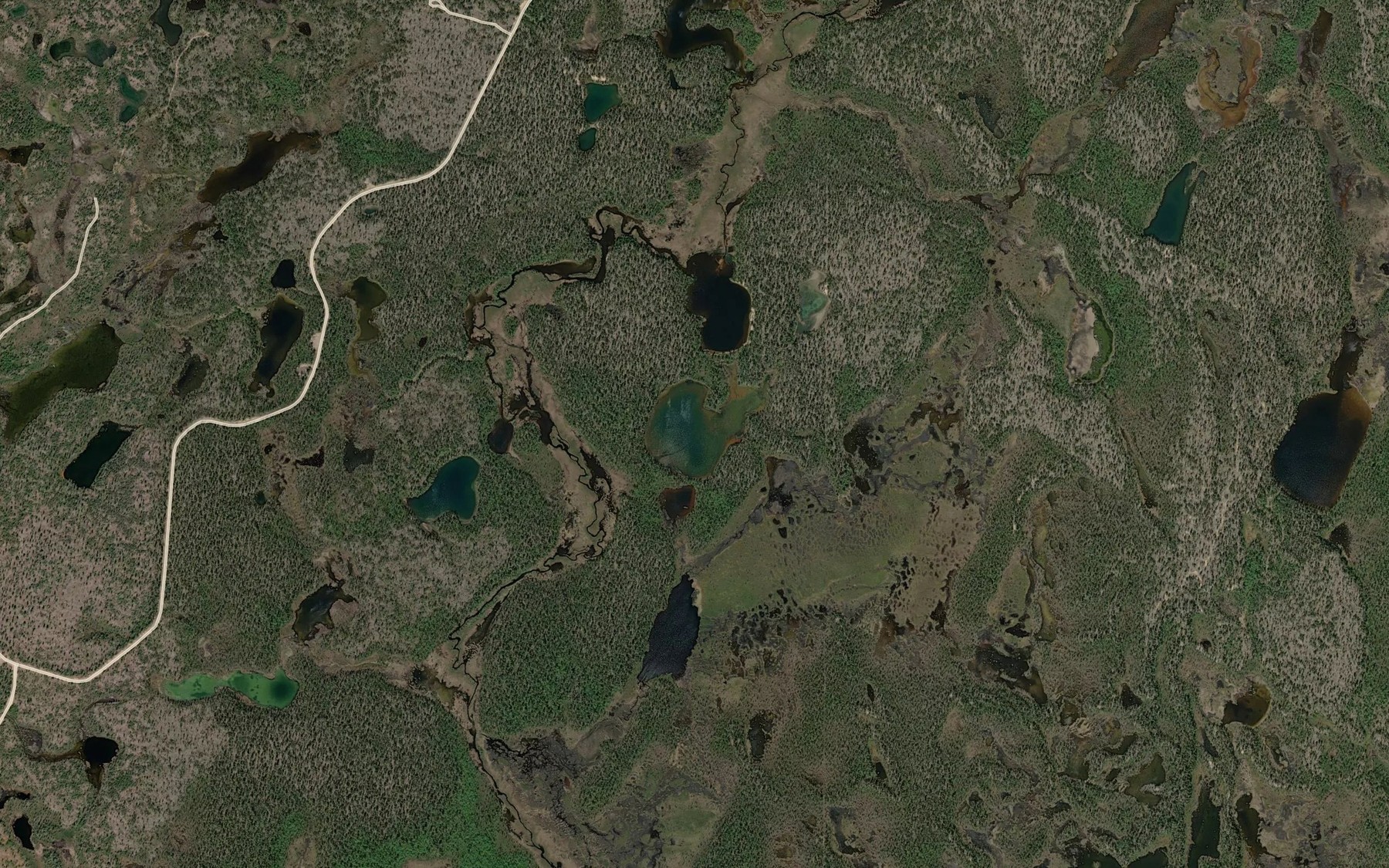Satellite map of the Piattar Maattis Kuatiluobal