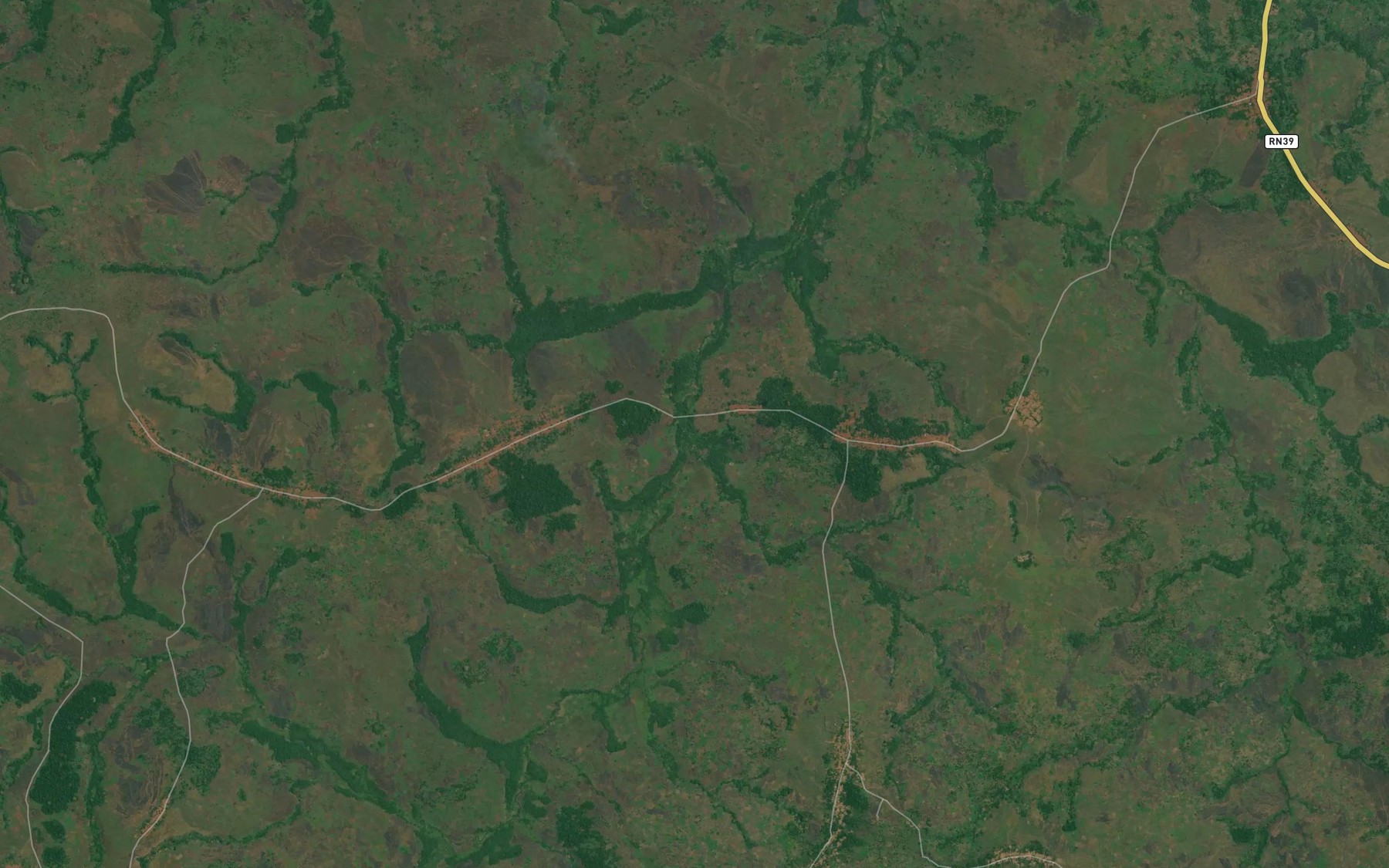 Satellite map of the Kabwa