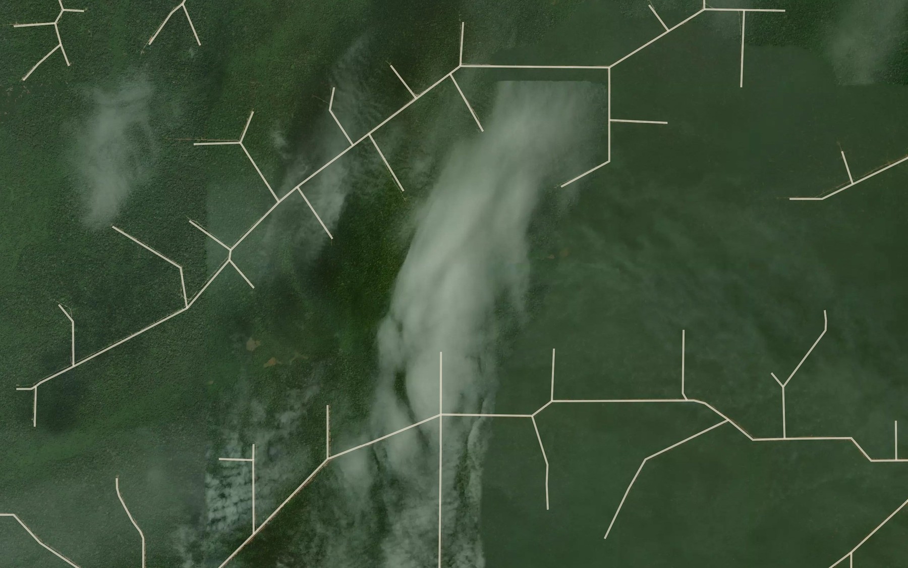Satellite map of the Niele